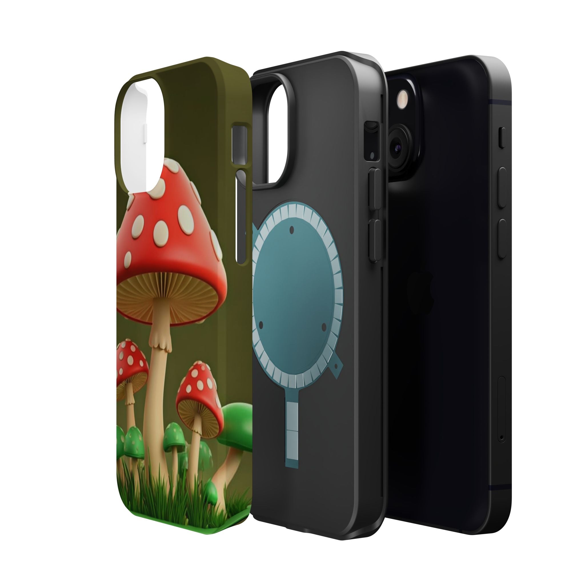 🍄🔥Golden Glow Mushroom Phone Case – Nature Meets Radiance" 🍄✨📱