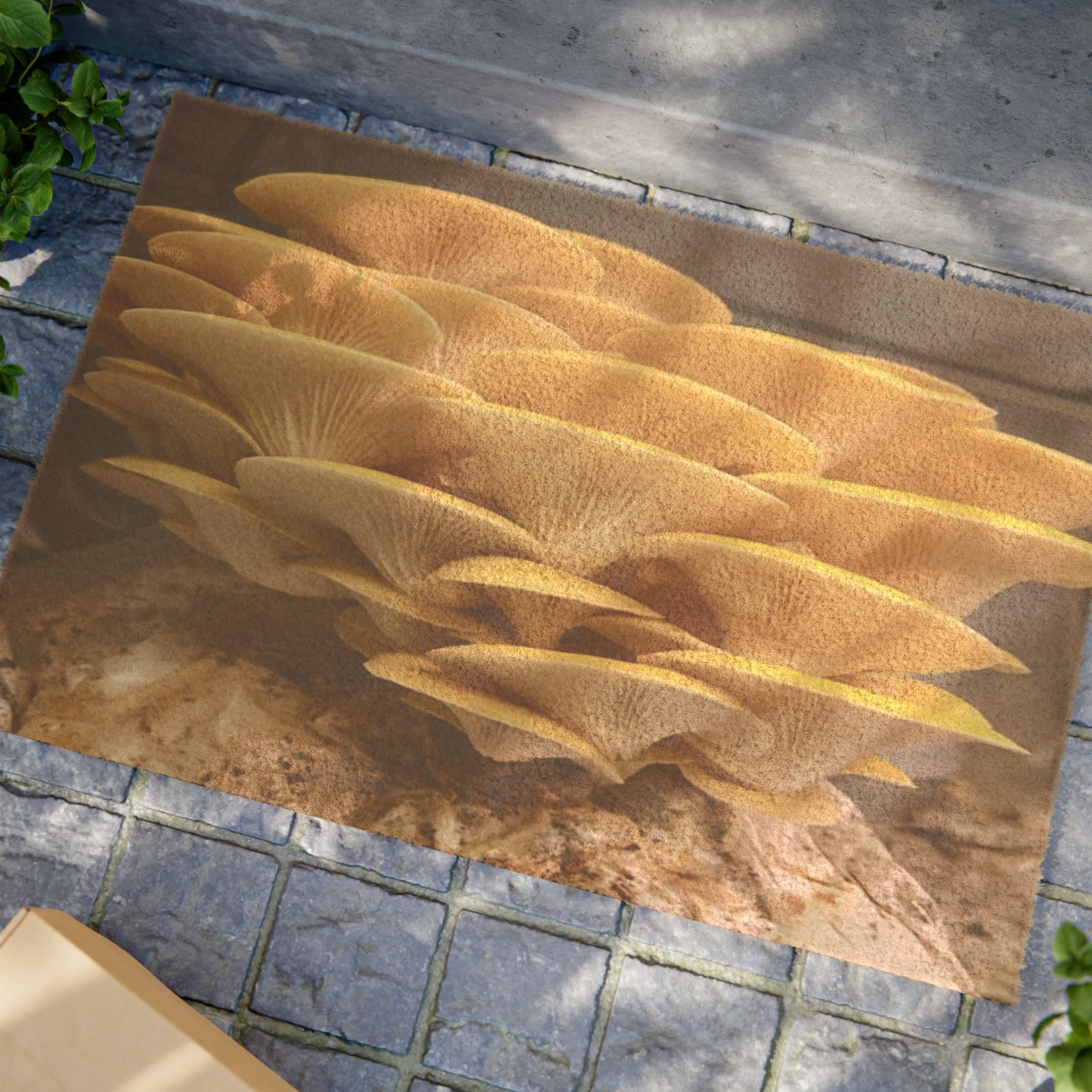 🍄 Golden Canopy Mushroom Door Mat 🍄