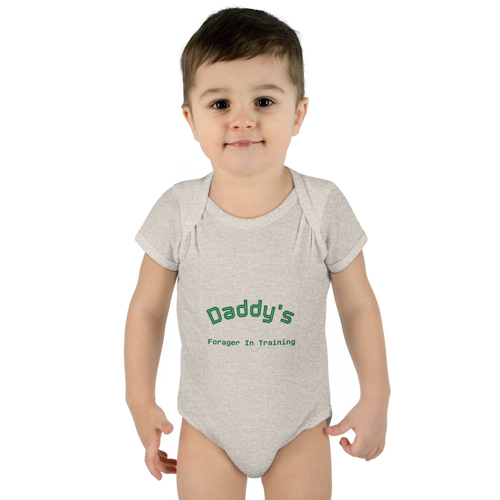 🍄👶 “Forest Friends” Baby Bodysuit One Piece