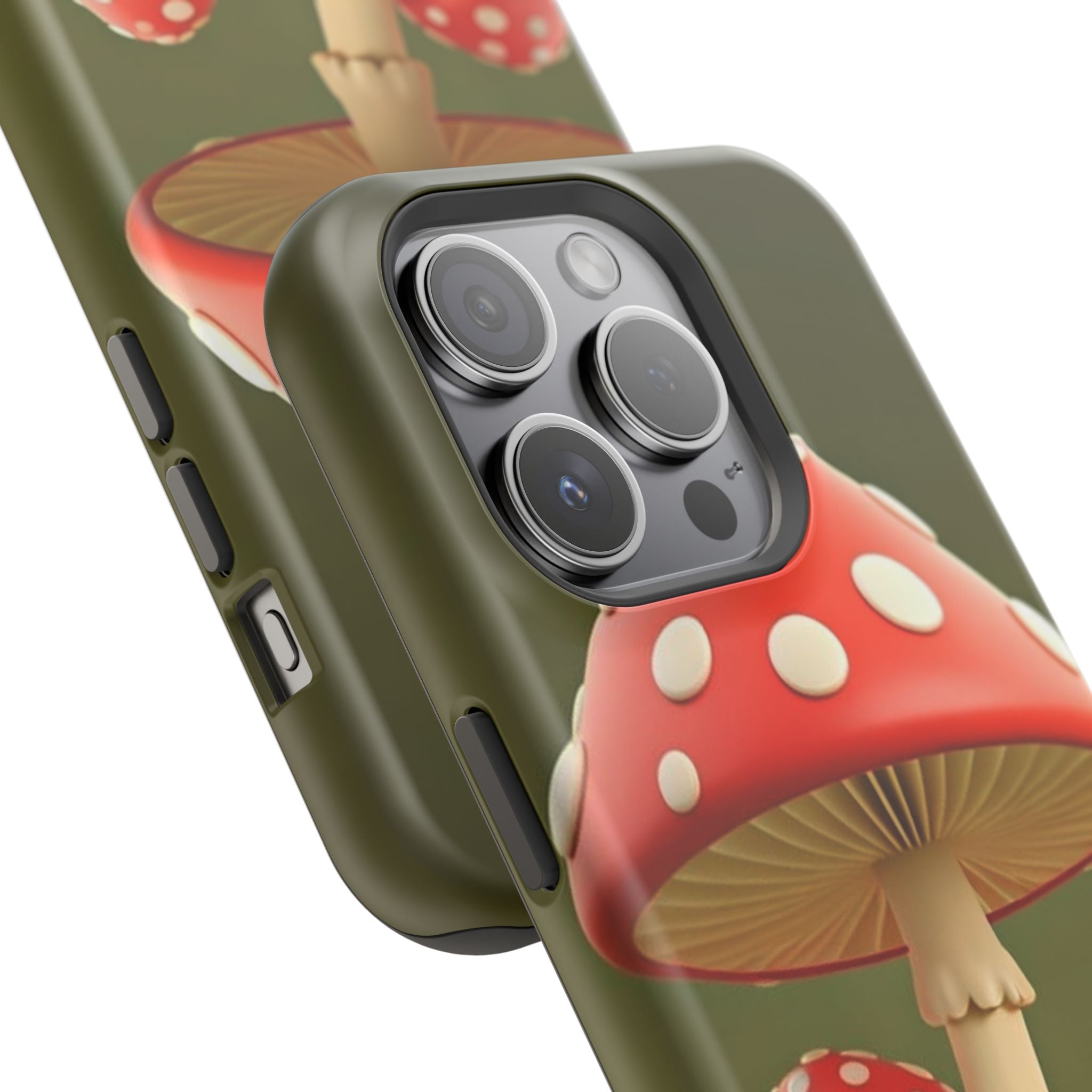 🍄🔥Golden Glow Mushroom Phone Case – Nature Meets Radiance" 🍄✨📱