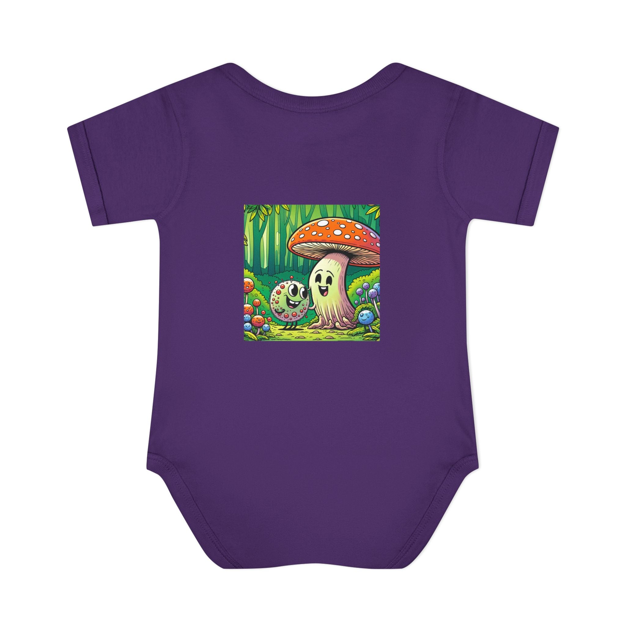 🍄👶 “Forest Friends” Baby Bodysuit One Piece