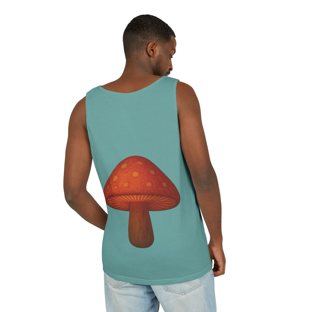 Portland Mushroom Tank Top — Vintage Forest Travel Graphic