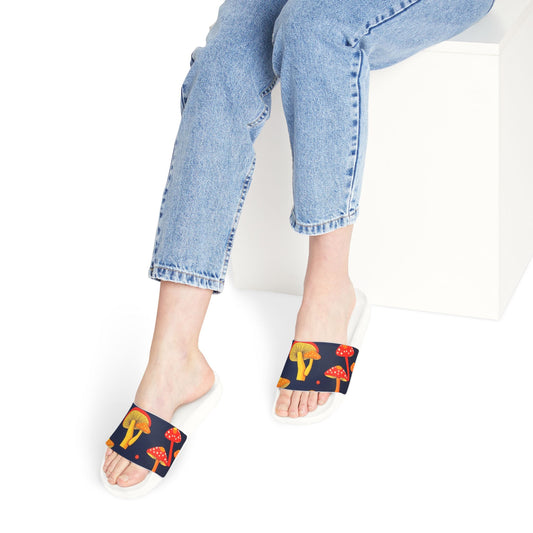🍄👣Fungi Slides – Mushroom Patch Comfort Sandals🍄👣🌿