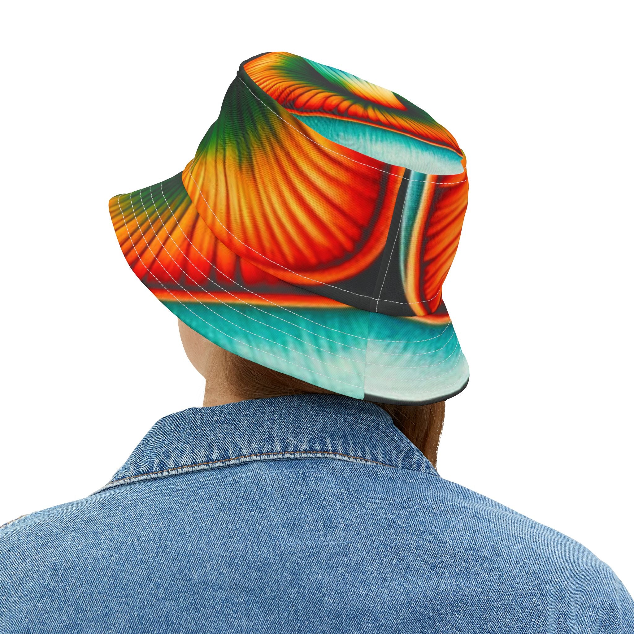 Tie-Dye Color Burst Bucket Hat — Vibrant Festival Sun Hat