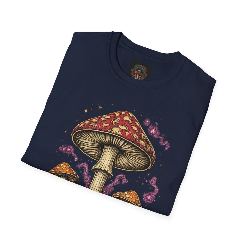 Mushroom Magic T-Shirt — Vintage Red Toadstool Illustration