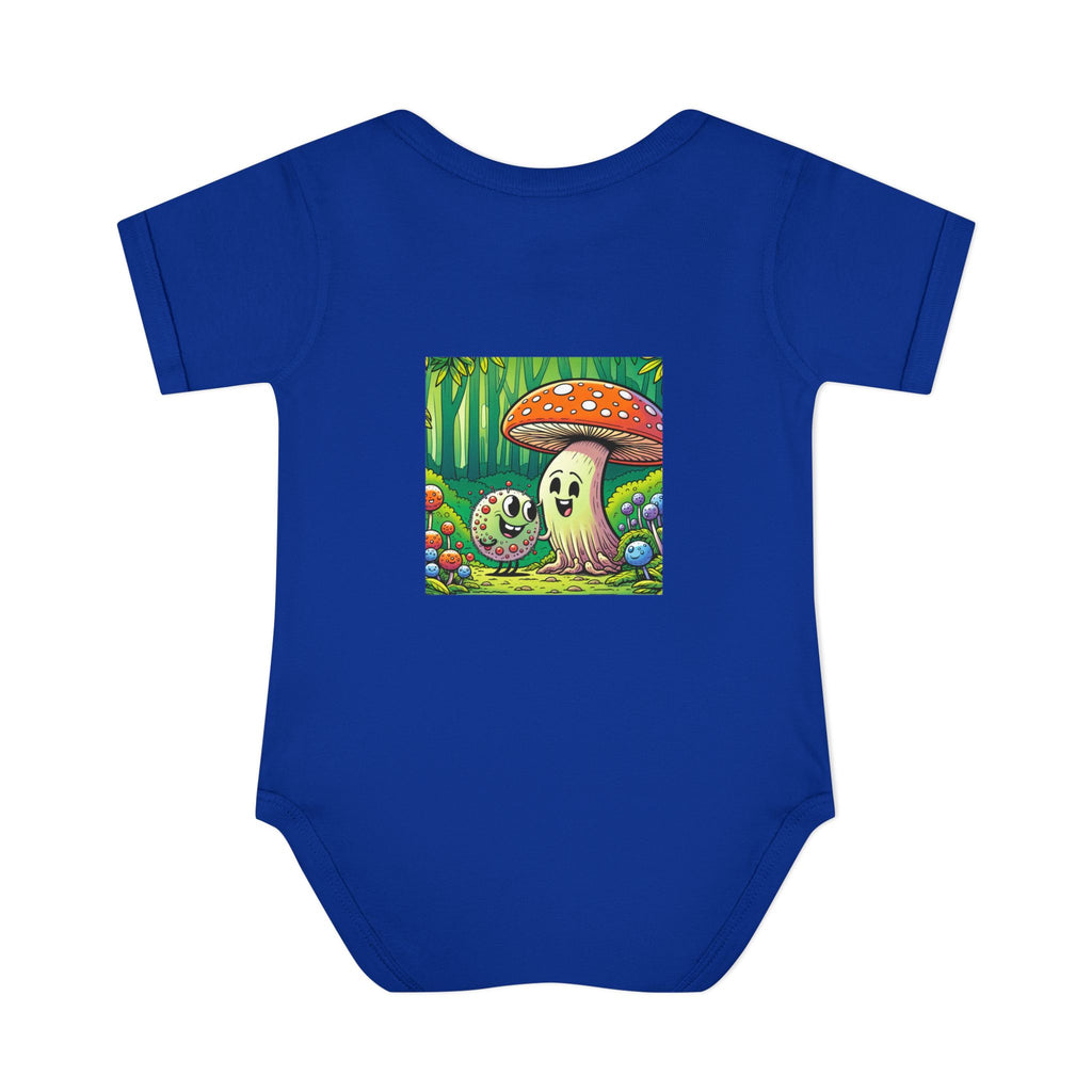 🍄👶 “Forest Friends” Baby Bodysuit