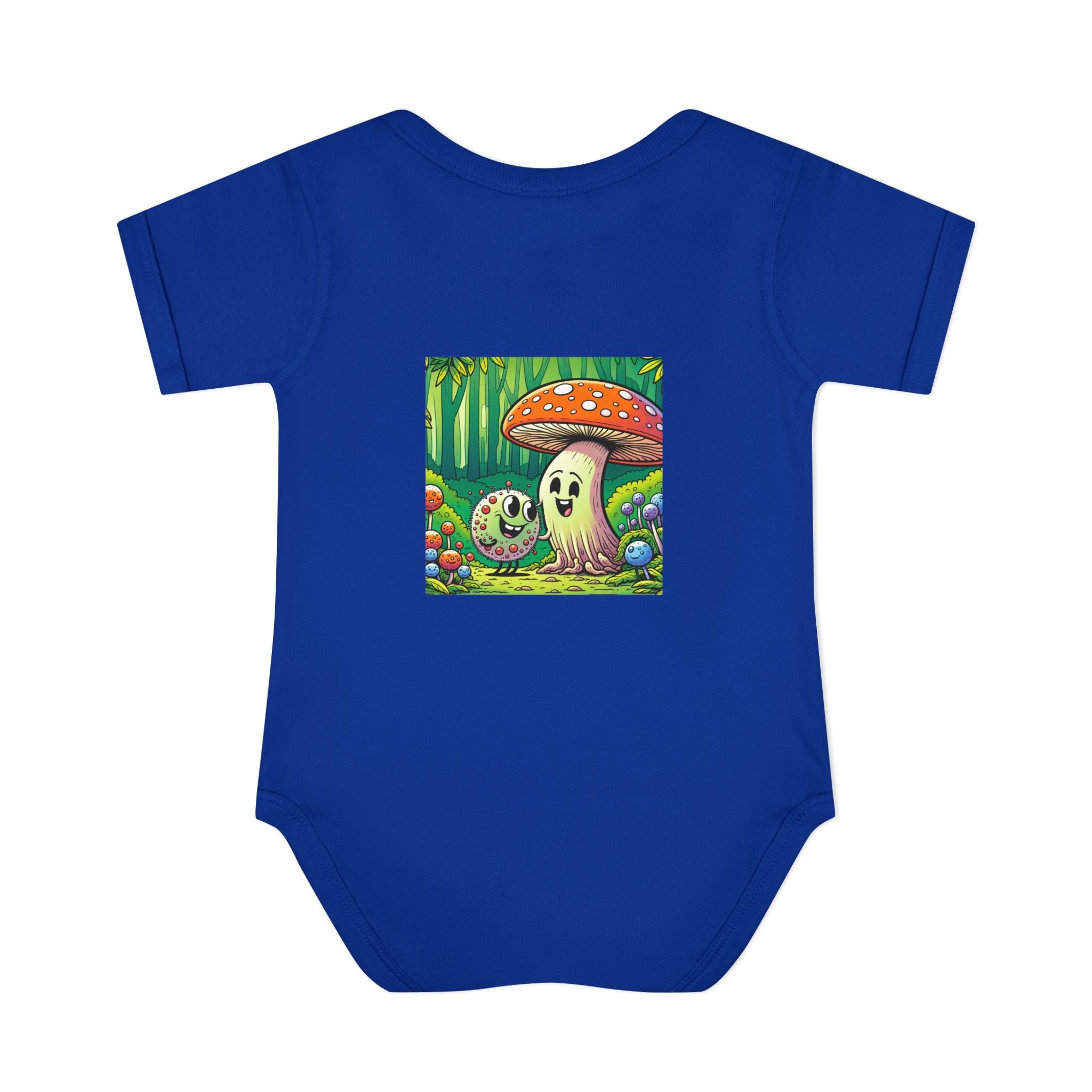 🍄👶 “Forest Friends” Baby Bodysuit