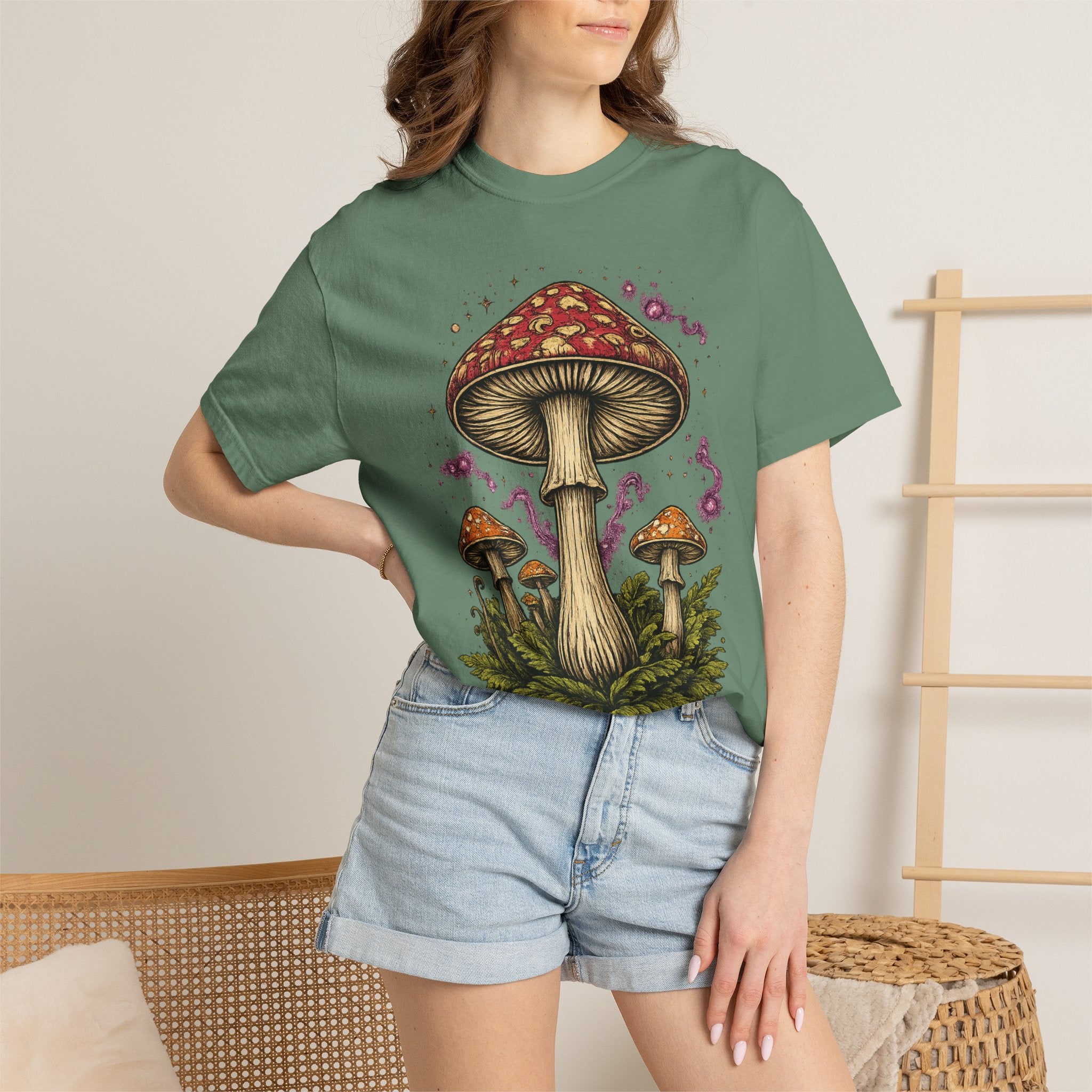 Mushroom Graphic T-Shirt