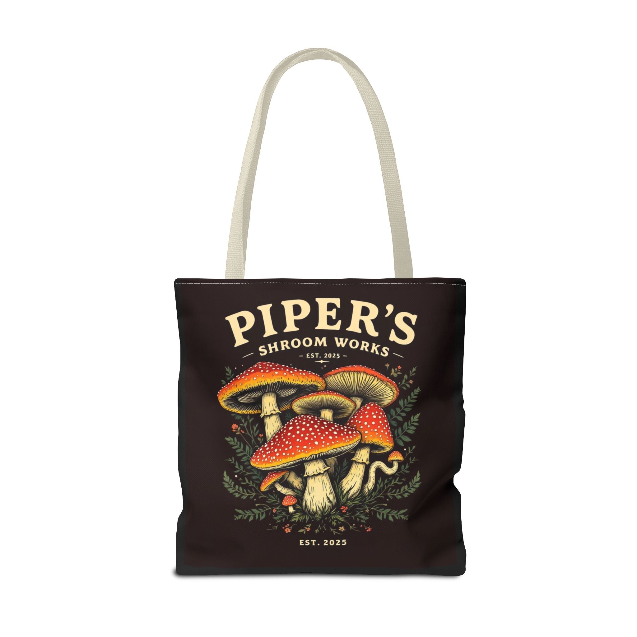 🍄 Piper’s Shroom Works Tote – Where Style Meets the Wild 🌿