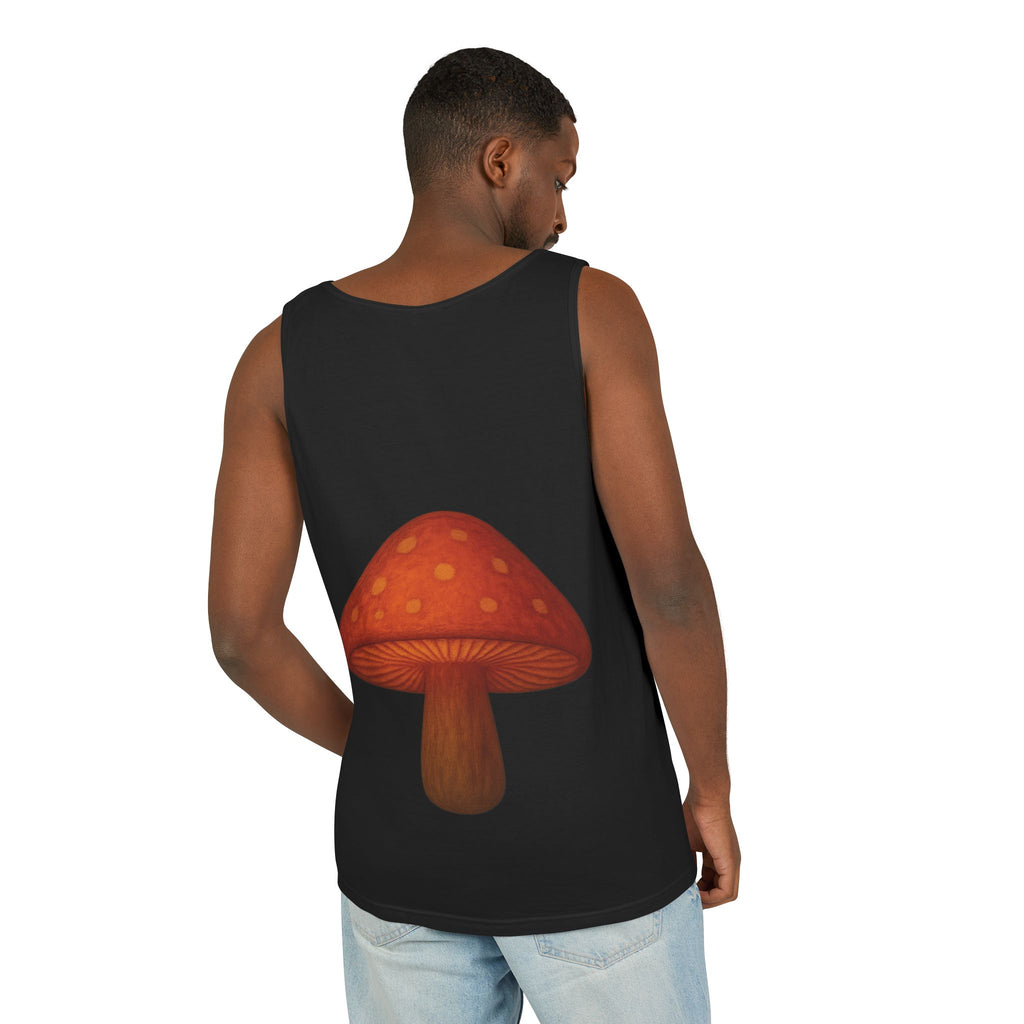 Portland Mushroom Tank Top — Vintage Forest Travel Graphic