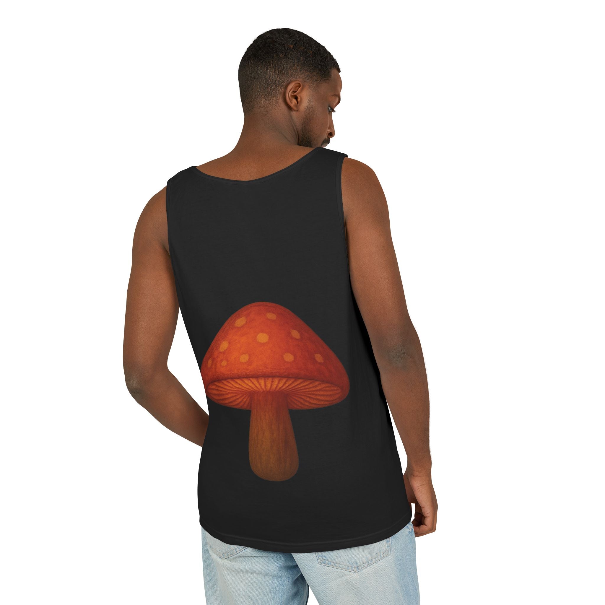 Portland Mushroom Tank Top — Vintage Forest Travel Graphic
