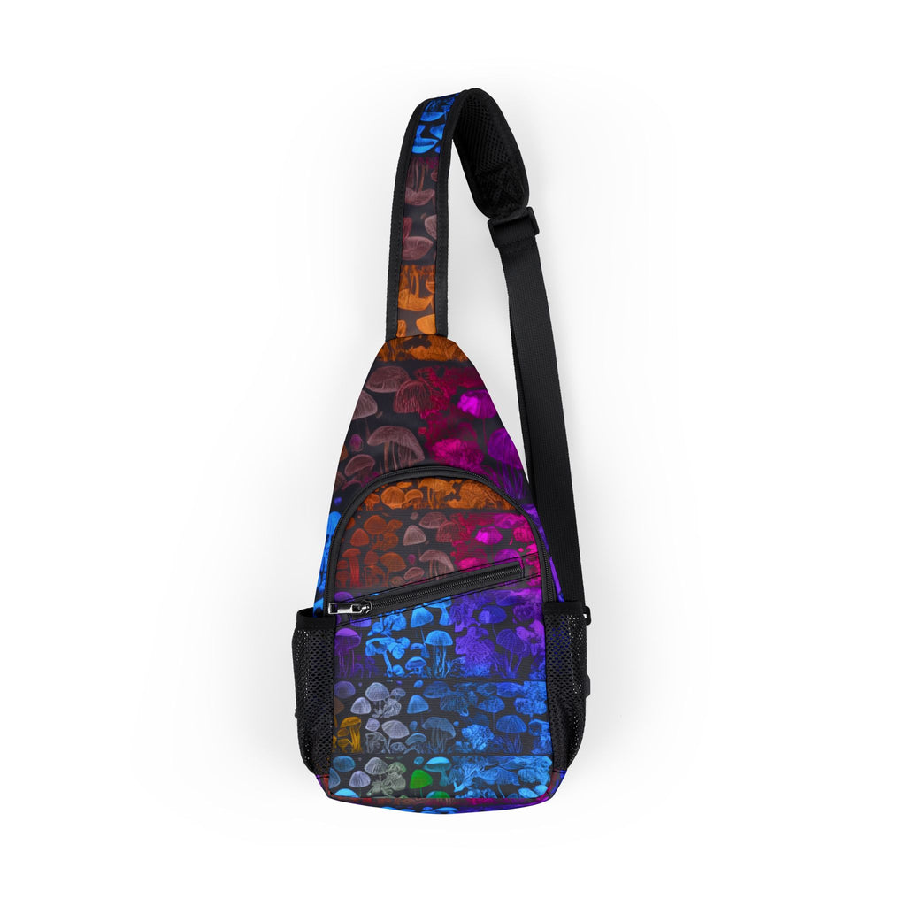 🎒 "Mystic Shroomscape" Sling Bag – Your Adventure Just Got Wilder