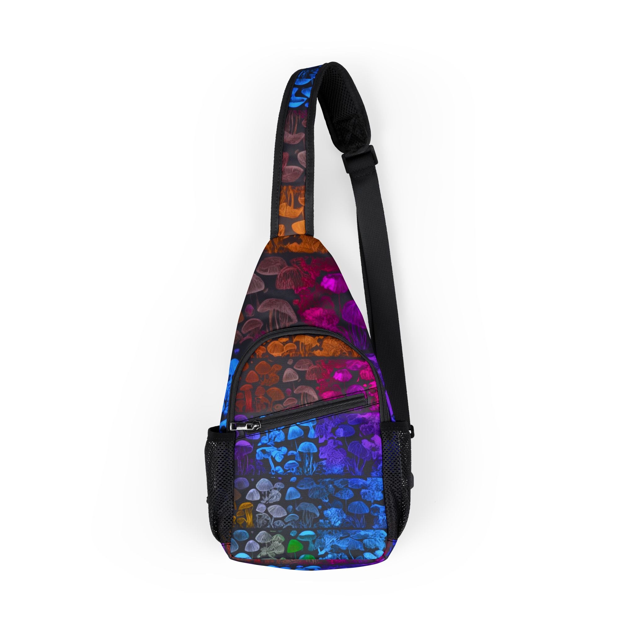 🎒 "Mystic Shroomscape" Sling Bag – Your Adventure Just Got Wilder