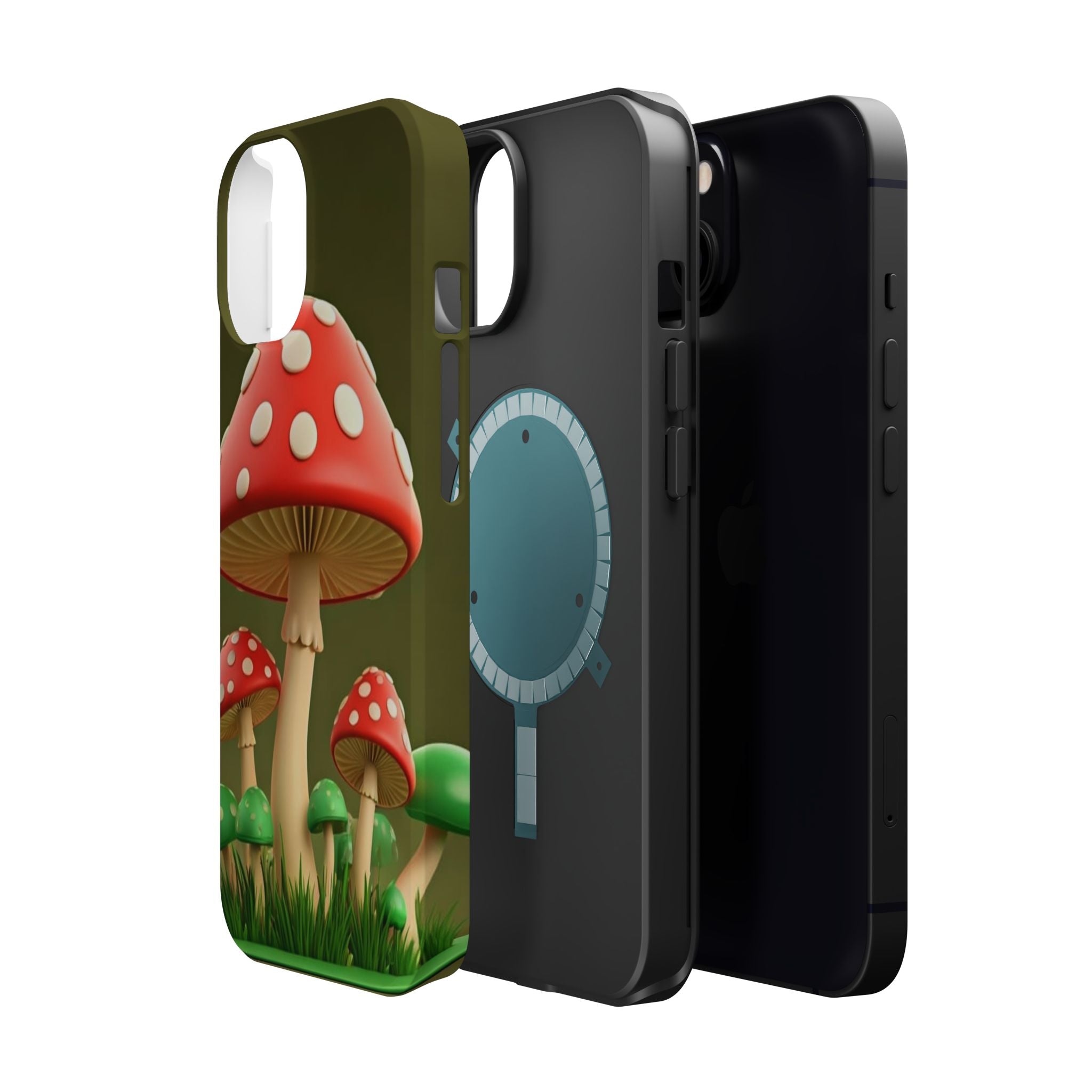 🍄🔥Golden Glow Mushroom Phone Case – Nature Meets Radiance" 🍄✨📱