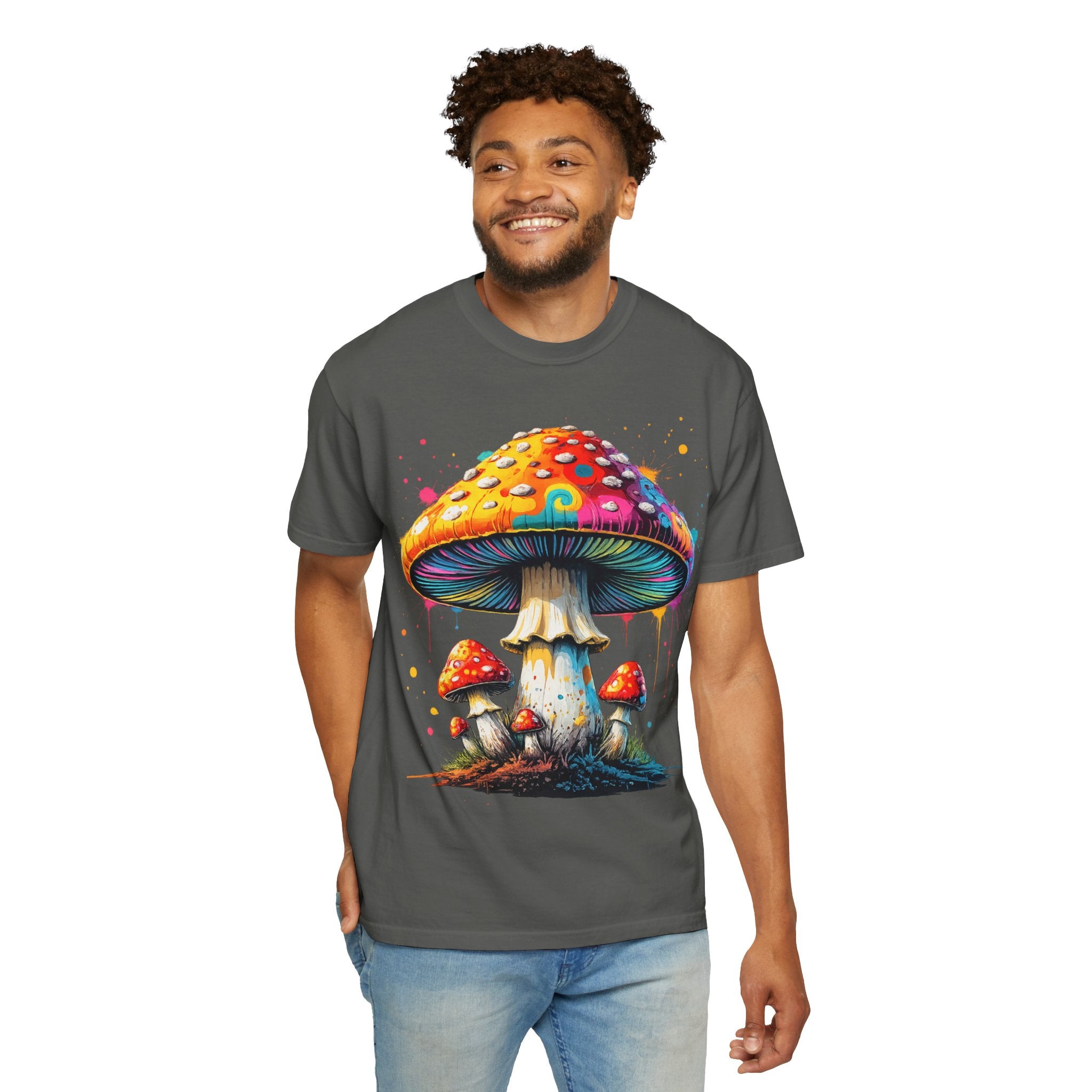Lake Oswego Mushroom T-Shirt — Vintage Nature & Psychedelic Fungi Design