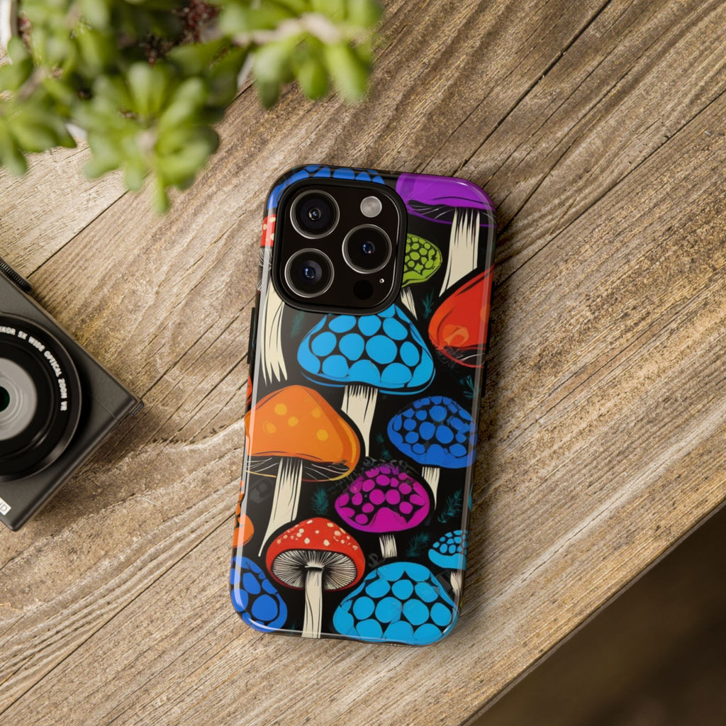 🍄 Shroom Pop iPhone Case – Protect Your Phone in Psychedelic Style 🌈📱