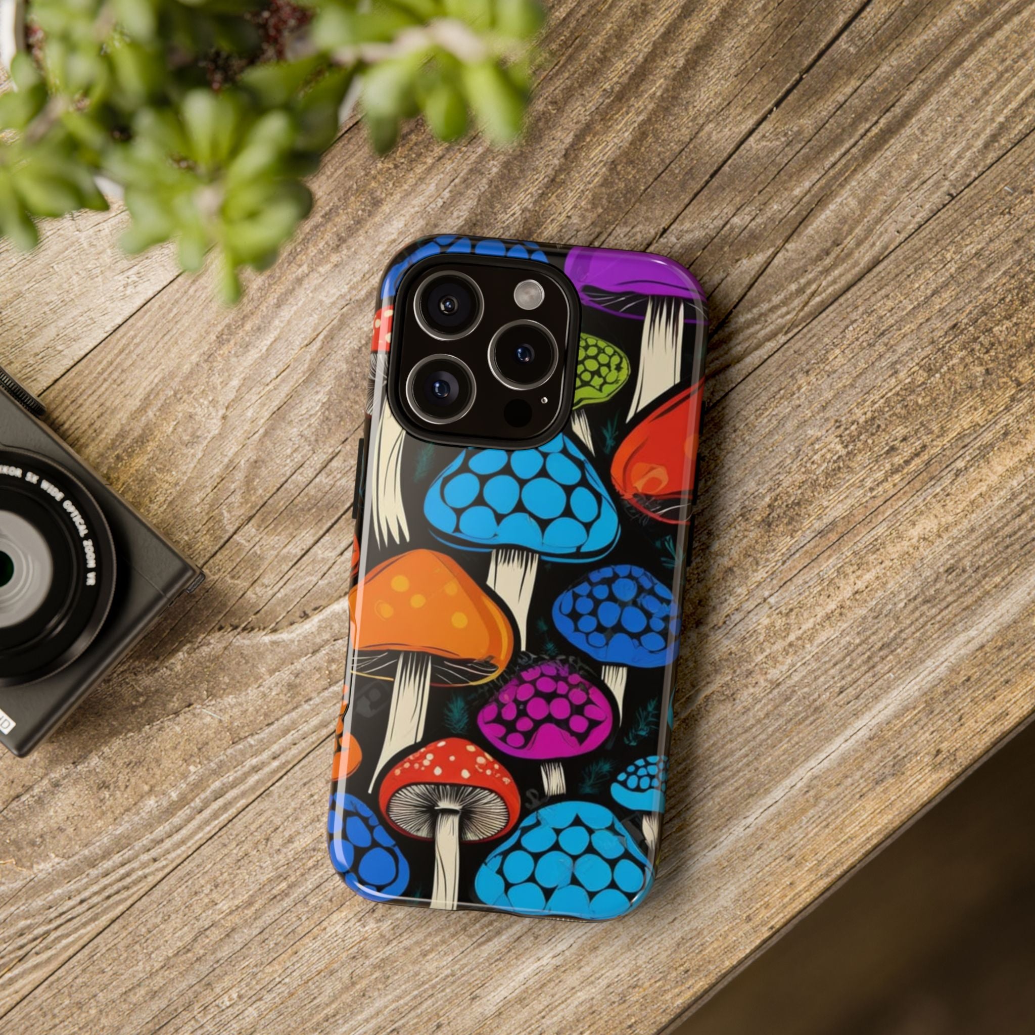 🍄 Shroom Pop iPhone Case – Protect Your Phone in Psychedelic Style 🌈📱