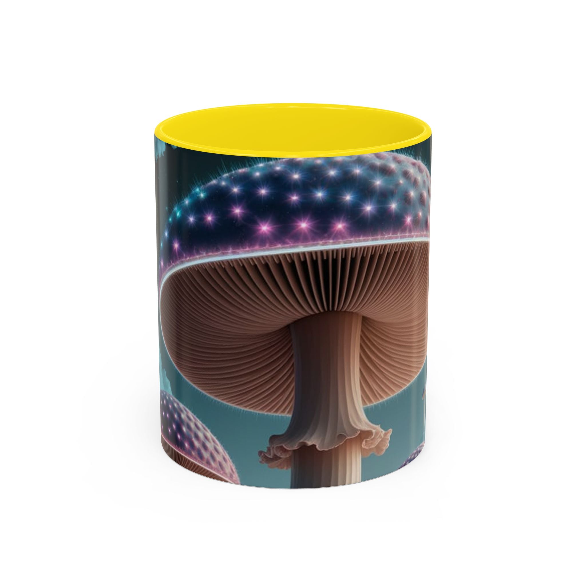 Mug: Mystical Glow Mushroom Coffee Mug — Psychedelic Fantasy Accent Mug