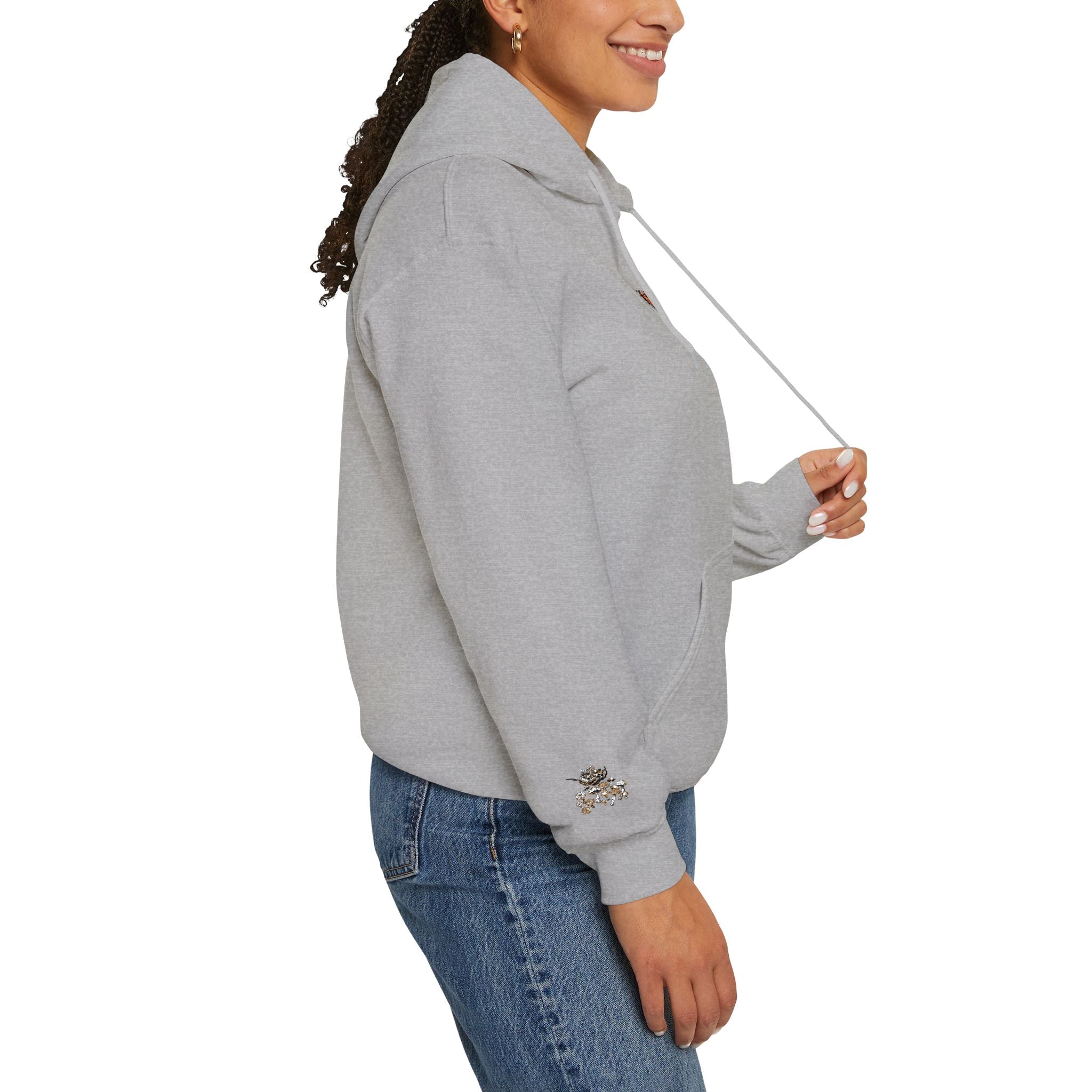 Mushroom Grove Hoodie – Whimsical Autumn Forest Mushroom Sweatshirt