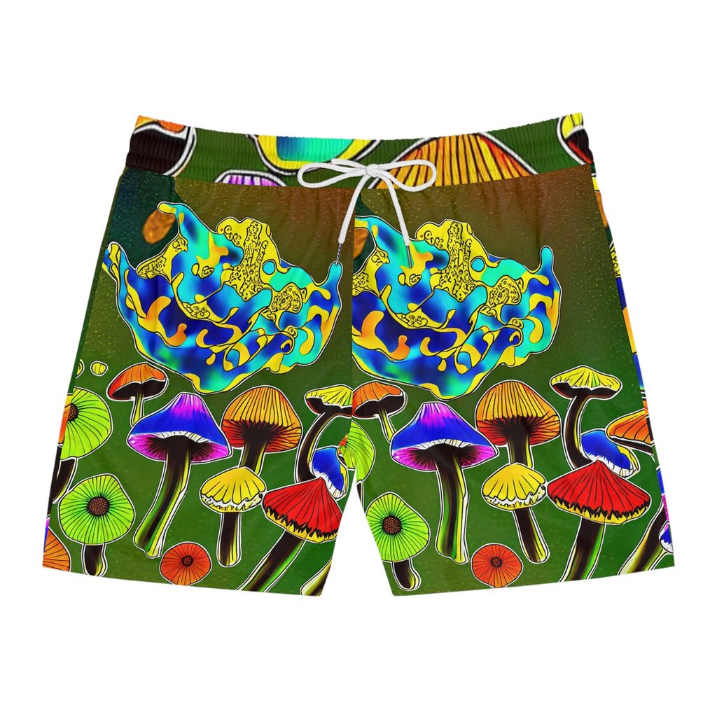 Bañador de Hongos Psicodélicos – Bañador Vibrante con Estampado Completo para Hombre