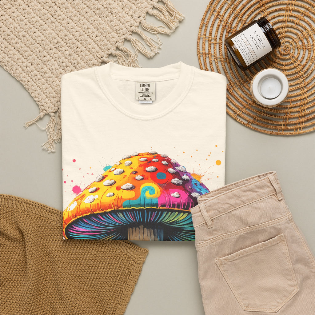 Lake Oswego Mushroom T-Shirt — Vintage Nature & Psychedelic Fungi Design