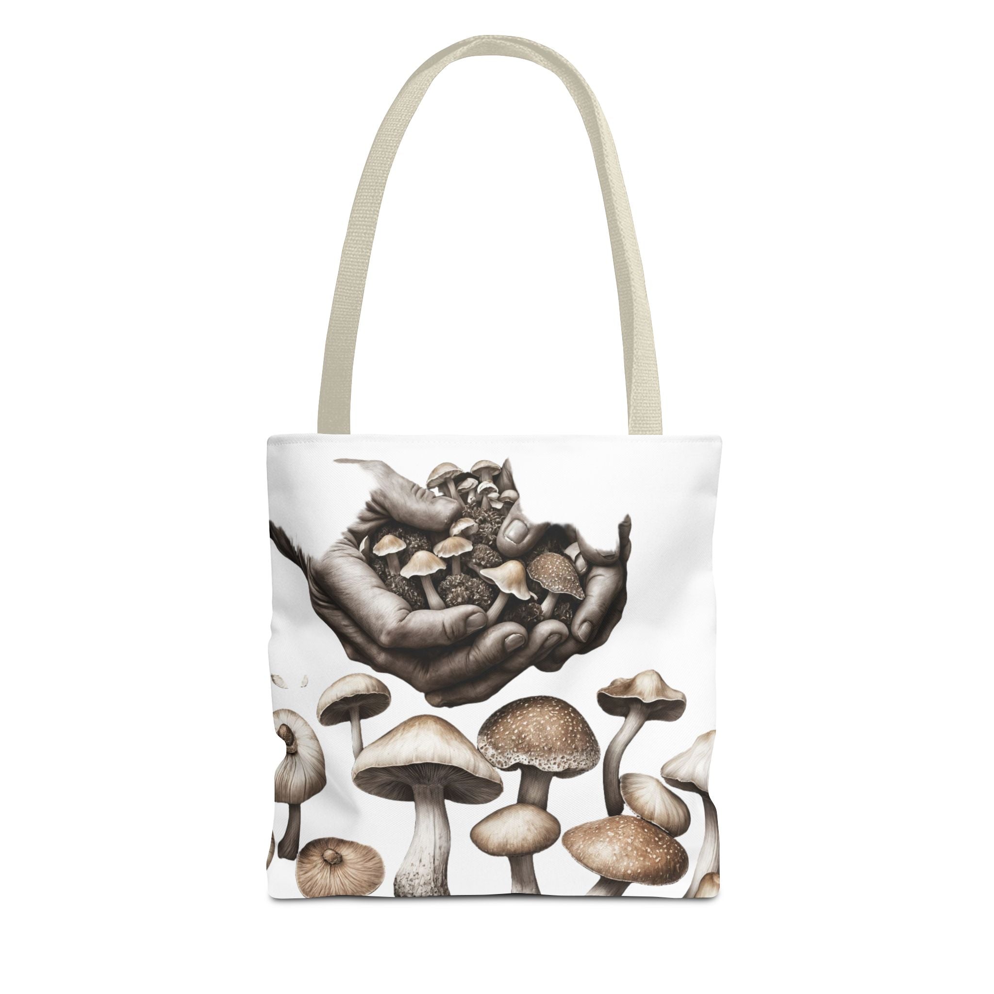 👐 “Harvested by Hand” Mushroom Tote – Carry Nature’s Story 🍄