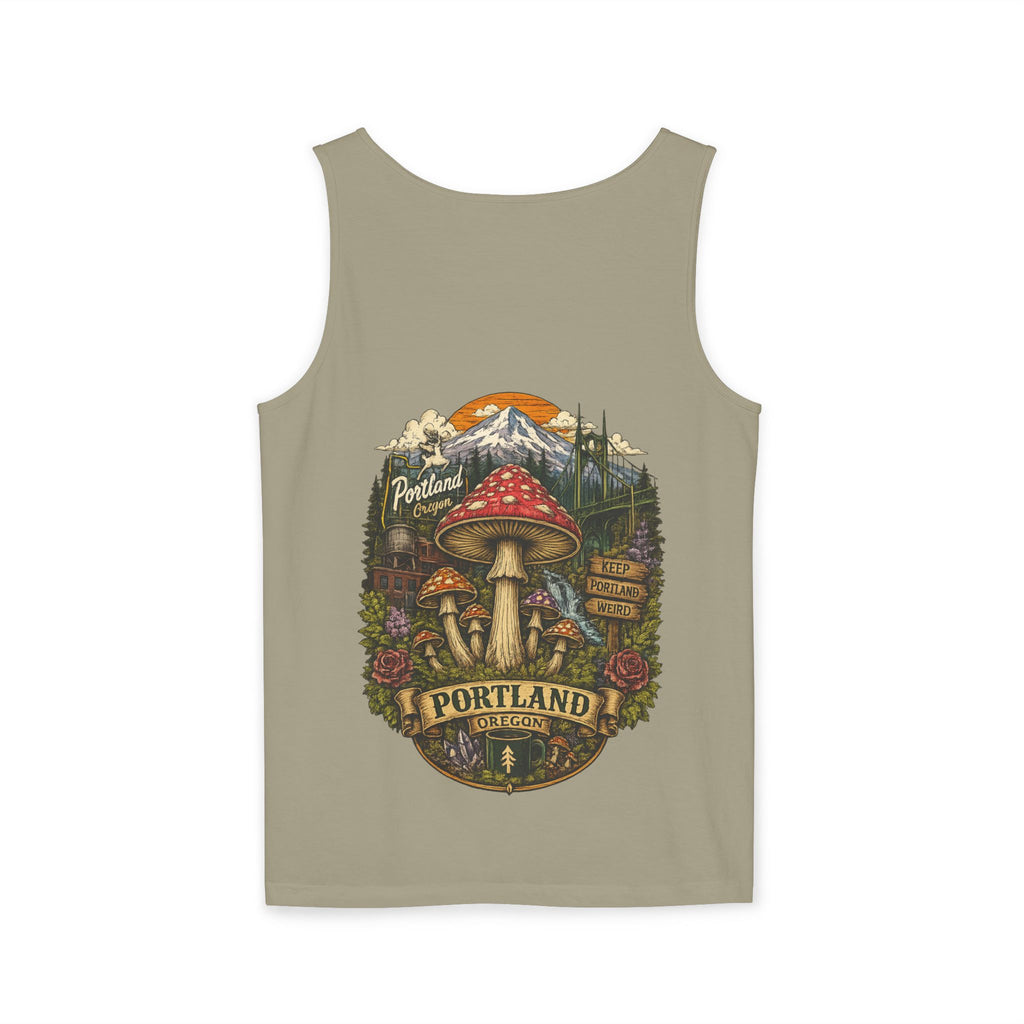 Mushroom Tank Top — Psychedelic & Portland Forest Graphic Tank