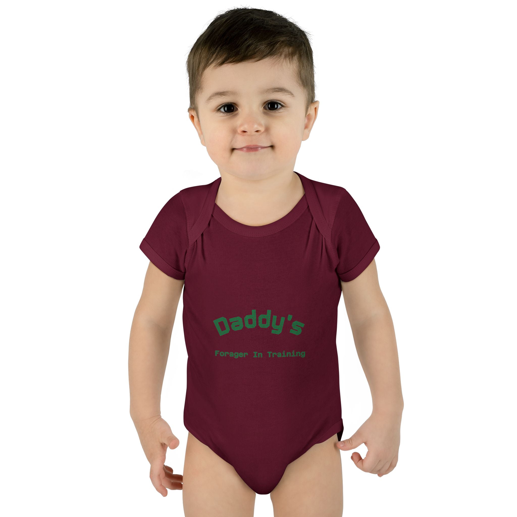 🍄👶 “Forest Friends” Baby Bodysuit One Piece