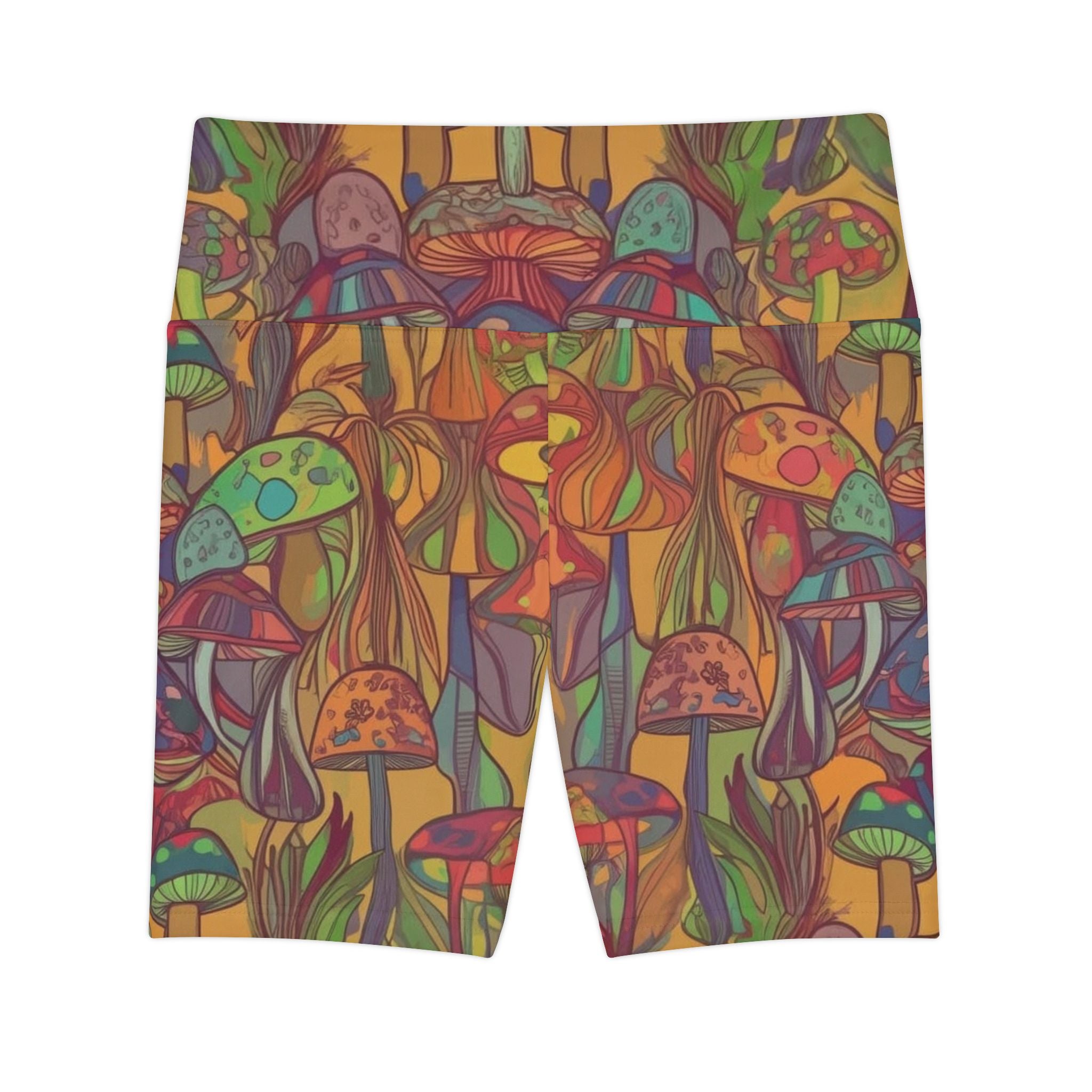 🌄 Forest Dash Shroom Biker Shorts 🍄⚡