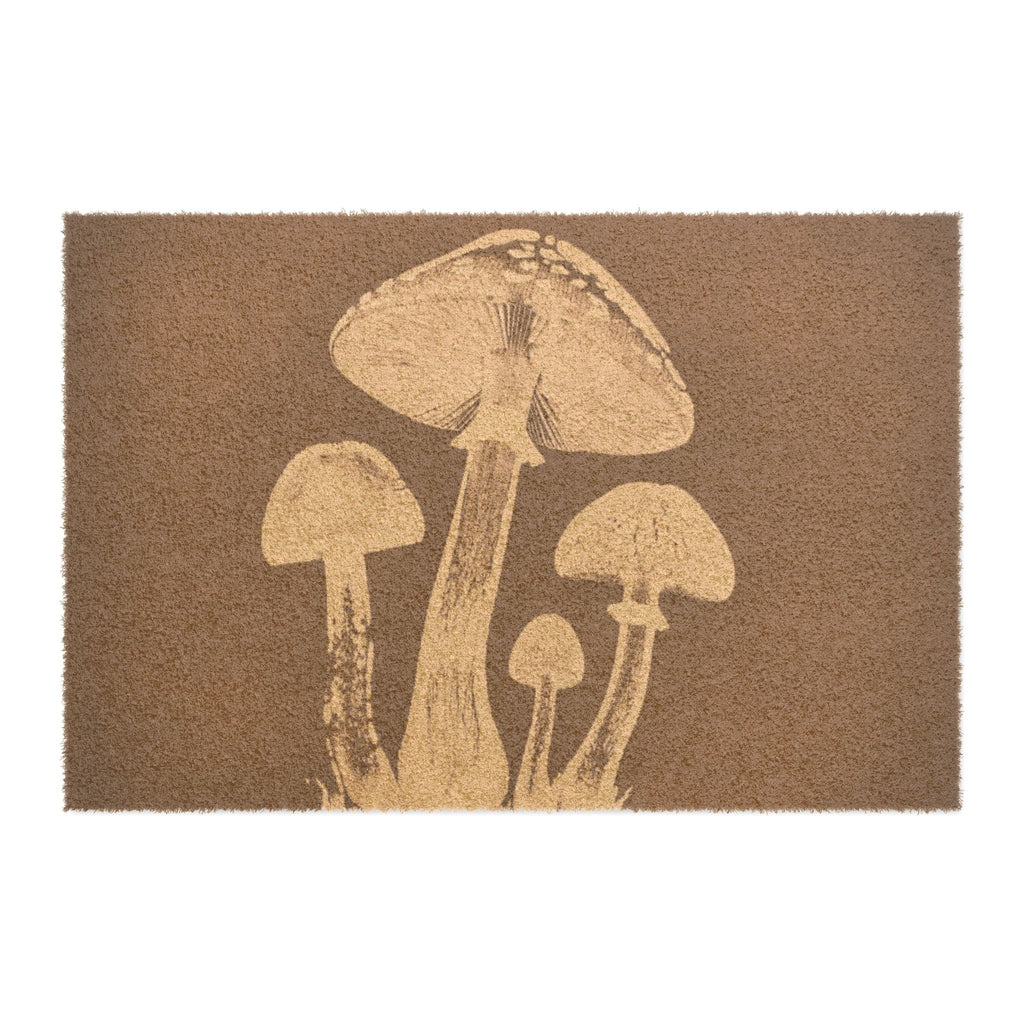 Mushroom Doormat, Nature-Inspired Welcome Mat, Eco-Friendly Entryway Decor, Homewarming Gift, Rustic Outdoor Accent
