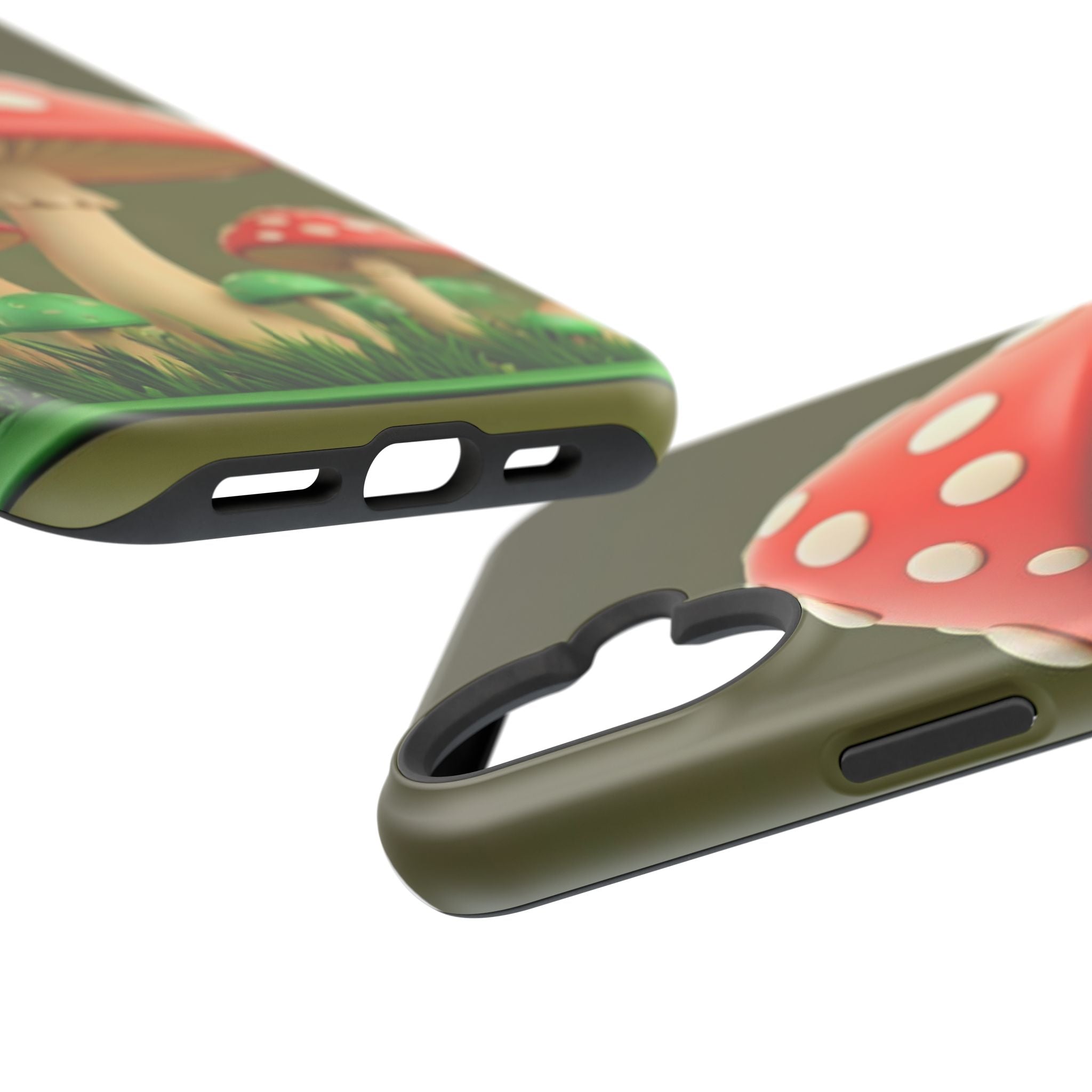 🍄🔥Golden Glow Mushroom Phone Case – Nature Meets Radiance" 🍄✨📱