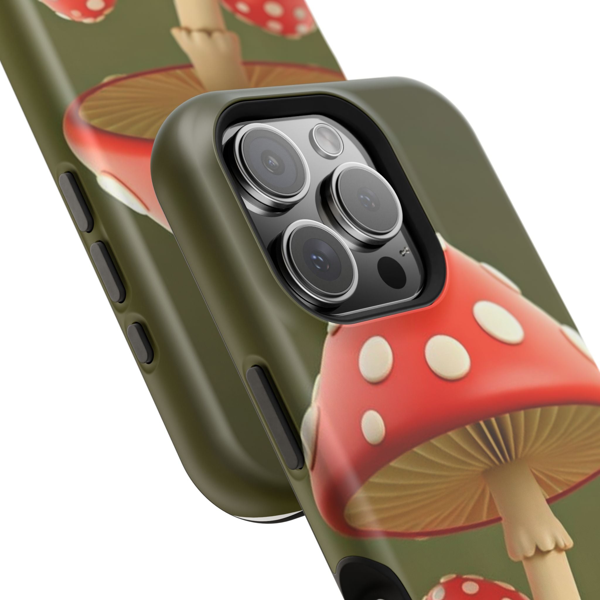 🍄🔥Golden Glow Mushroom Phone Case – Nature Meets Radiance" 🍄✨📱