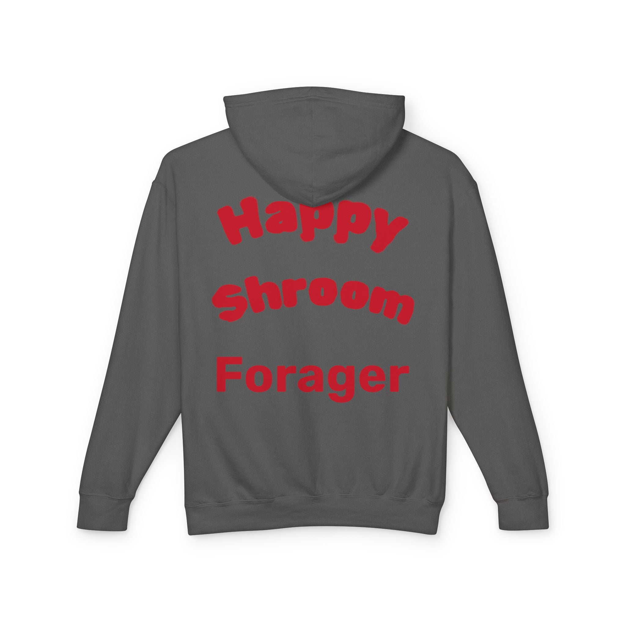 Mushroom Christmas Tree Hoodie — "Happy Shroom Forager" Holiday Pullover