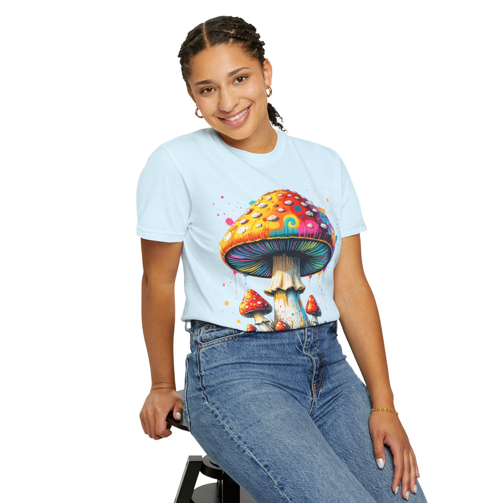 Lake Oswego Mushroom T-Shirt — Vintage Nature & Psychedelic Fungi Design