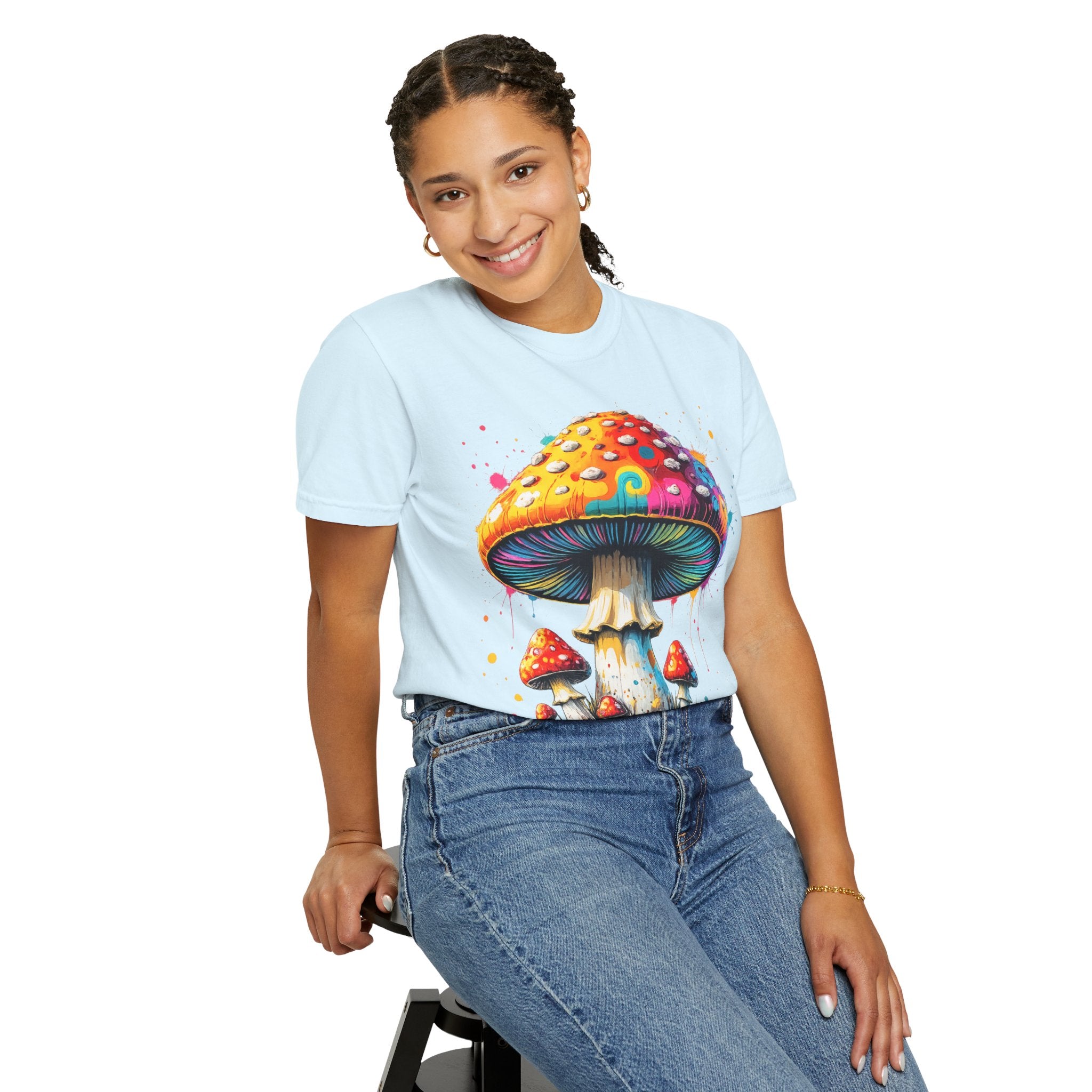 Lake Oswego Mushroom T-Shirt — Vintage Nature & Psychedelic Fungi Design