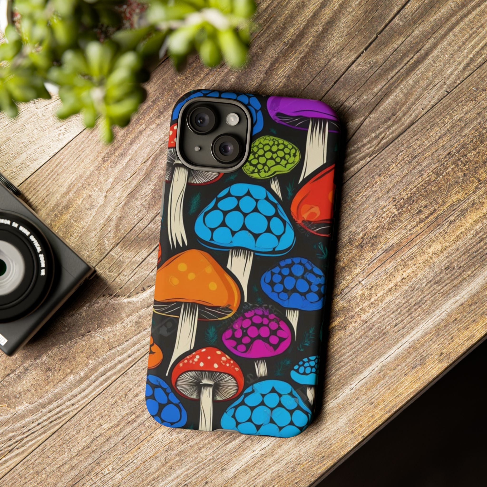 🍄 Shroom Pop iPhone Case – Protect Your Phone in Psychedelic Style 🌈📱