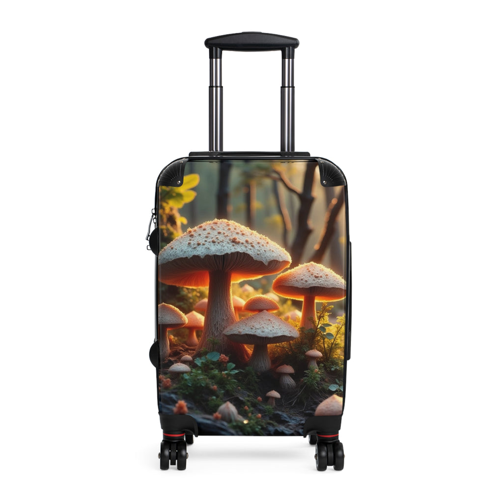 Valise cabine Forêt de Champignons – Bagage de voyage Nature Enchantée