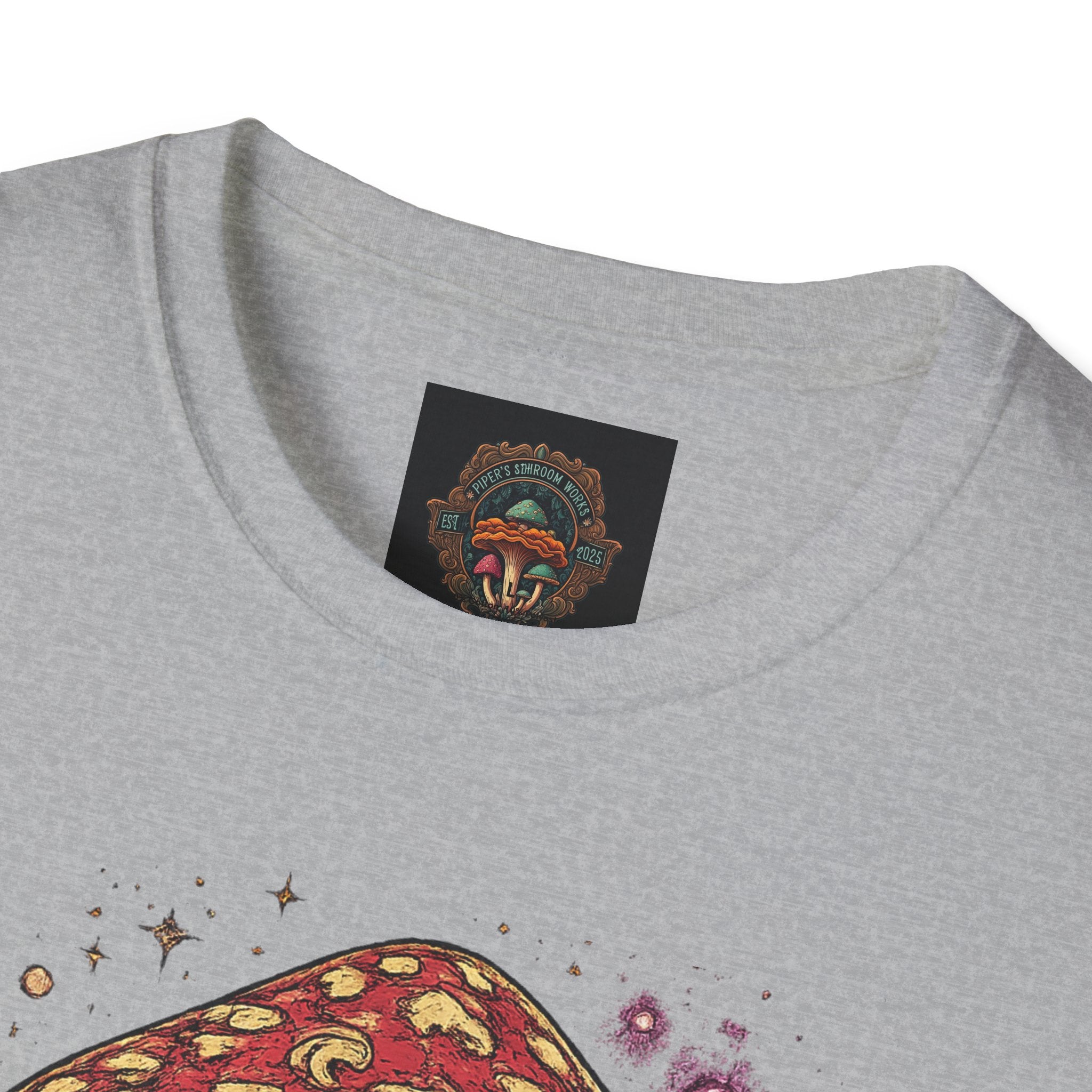 Mushroom Magic T-Shirt — Vintage Red Toadstool Illustration