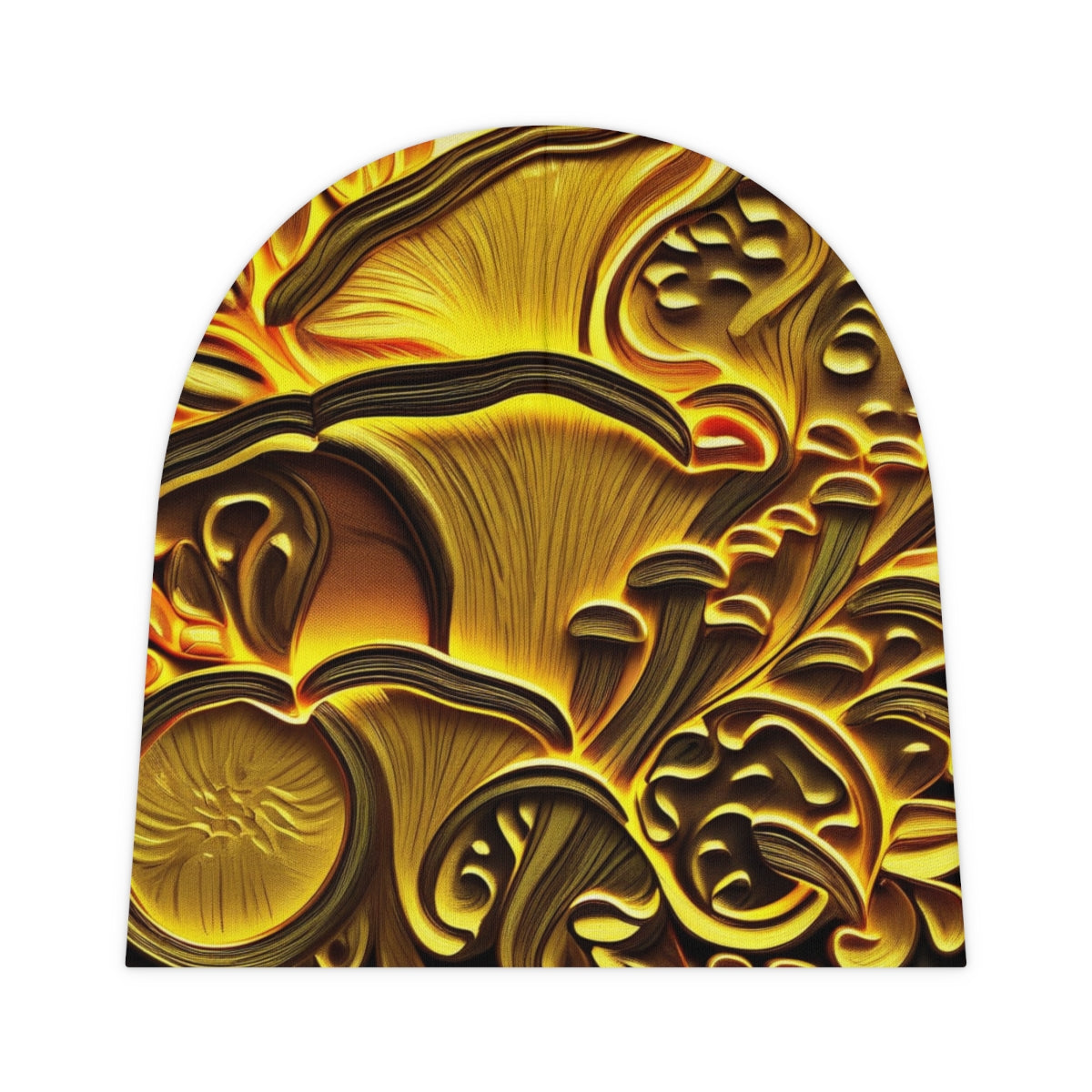 🍄 Golden Grove Beanie 🌟Radiant Floral Baby Beanie🍄