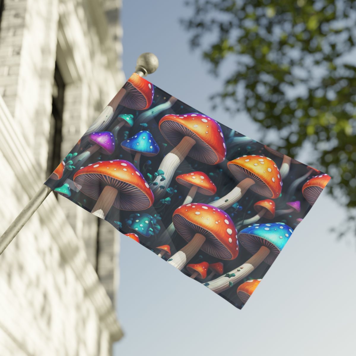 🌈 Mushroom Kingdom" Garden Flag🍄✨