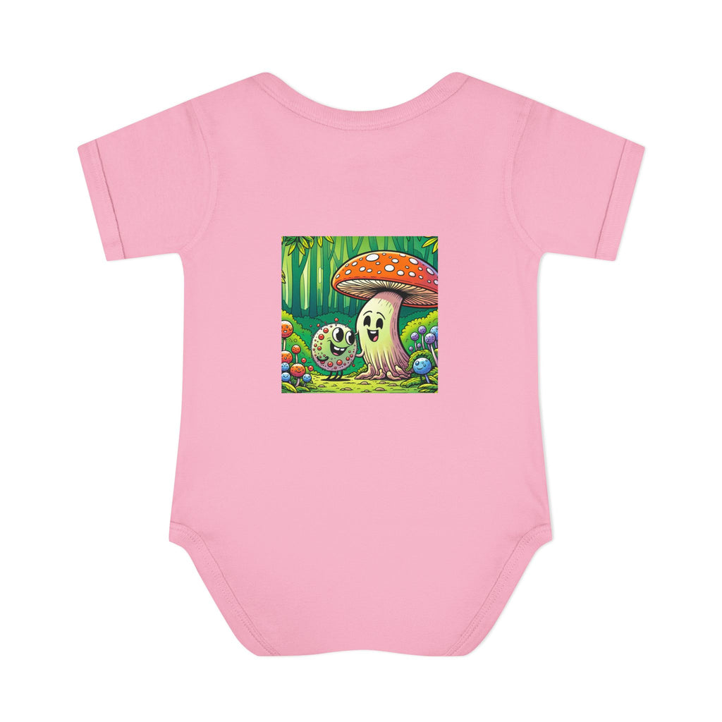 🍄👶 “Forest Friends” Baby Bodysuit
