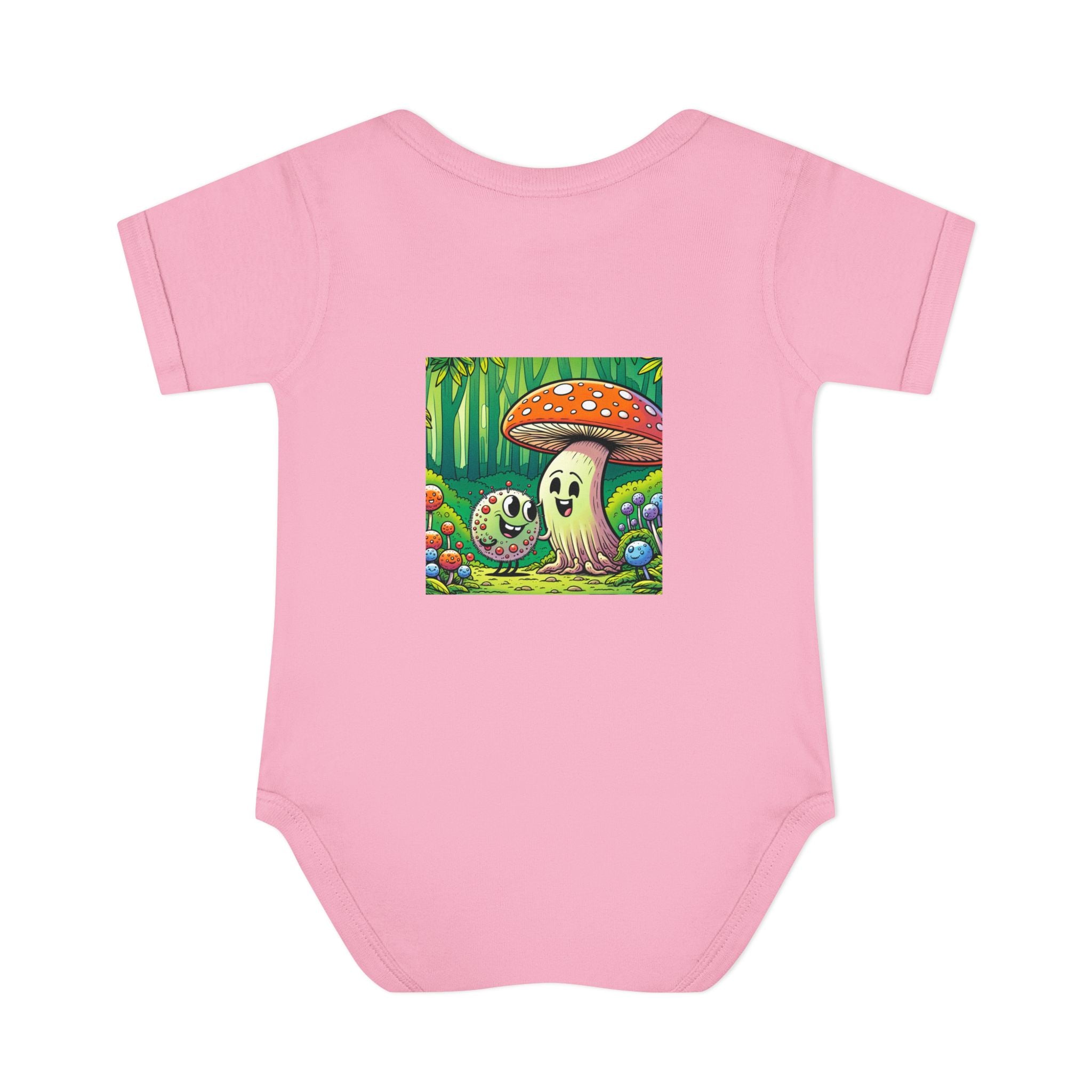 🍄👶 “Forest Friends” Baby Bodysuit
