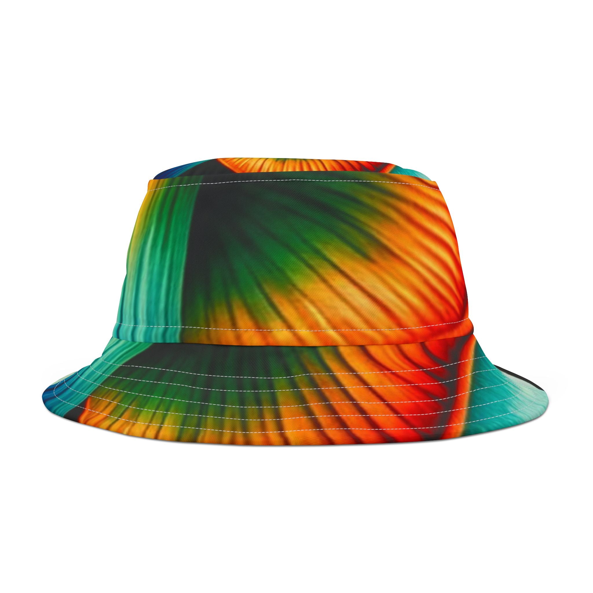 Tie-Dye Color Burst Bucket Hat — Vibrant Festival Sun Hat