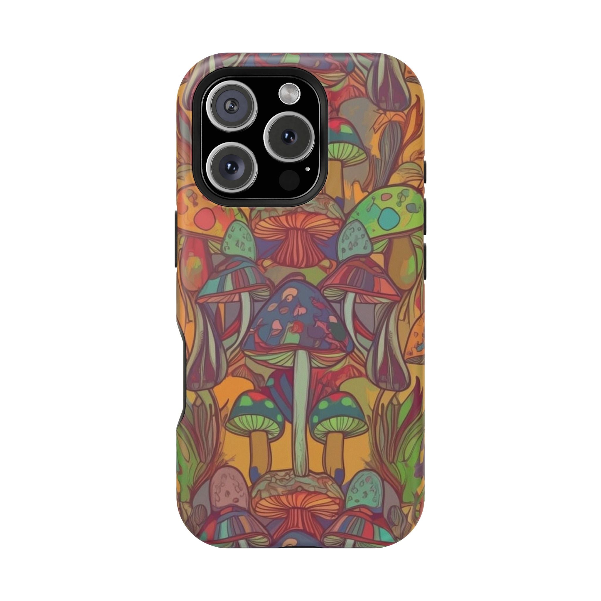 Mushroom Grove Impact-Resistant Case, Unique Phone Cover for Nature Lovers, Mushroom Art Gifts, Phone Accessories for Festivals, [...]