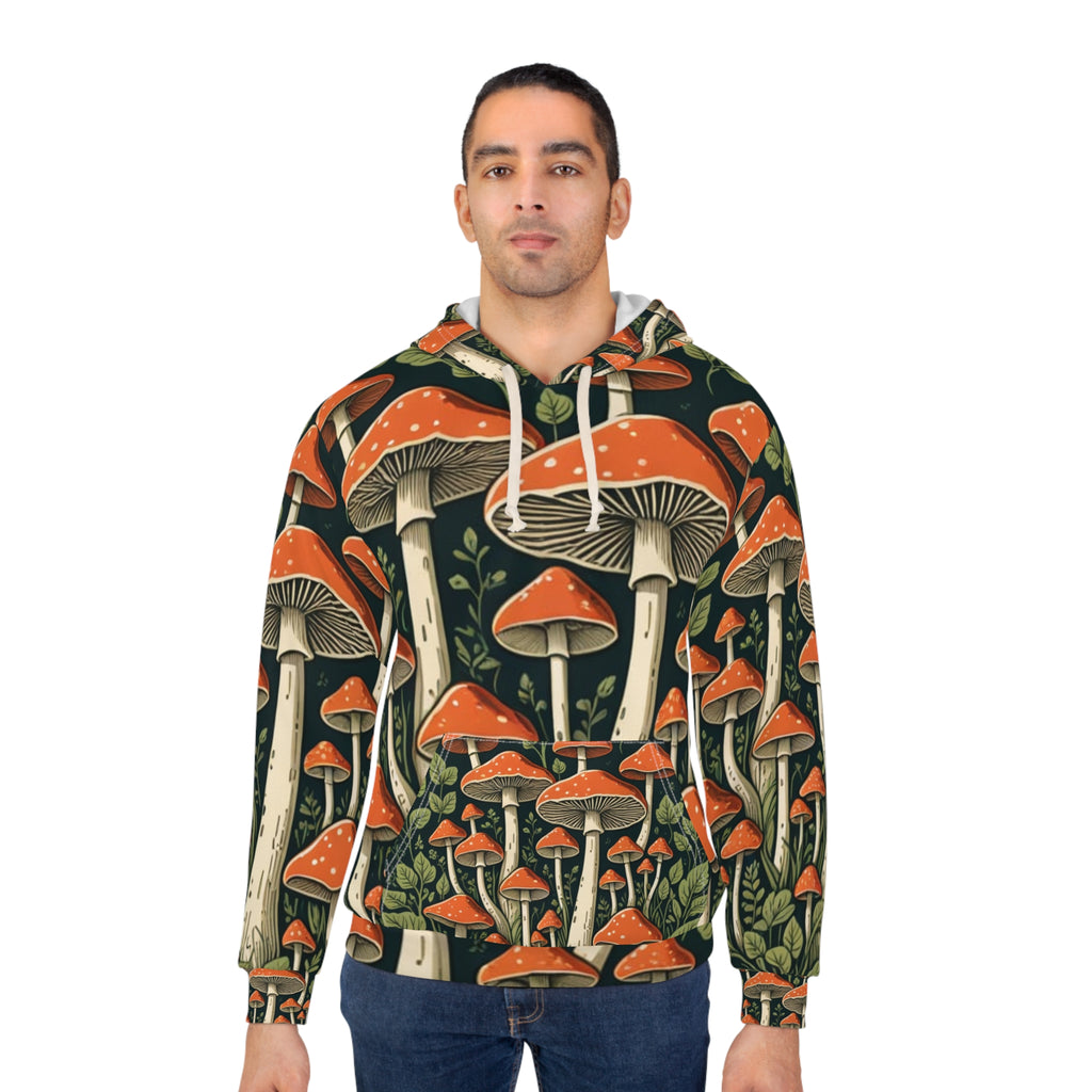 Forest Blaze Pullover Hoodie – Set the Style on Fire