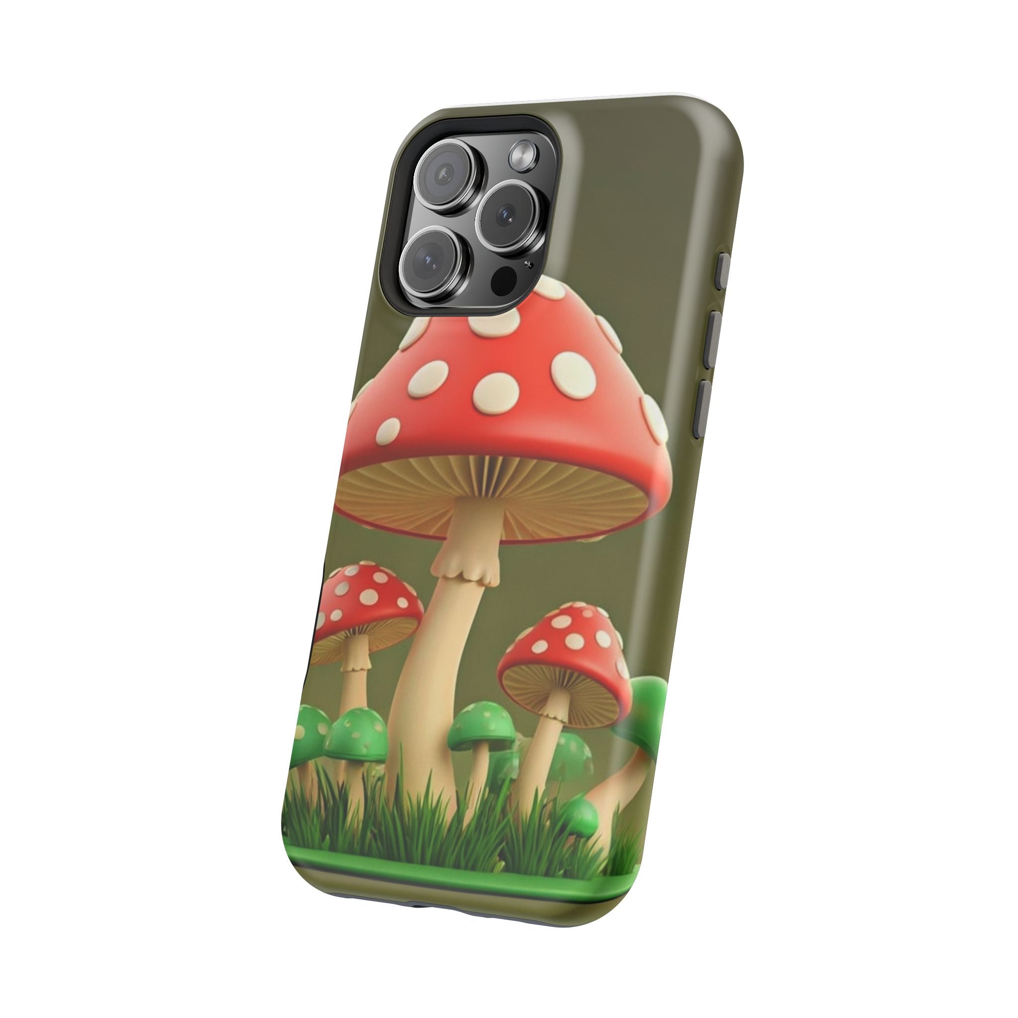 🍄🔥Golden Glow Mushroom Phone Case – Nature Meets Radiance" 🍄✨📱