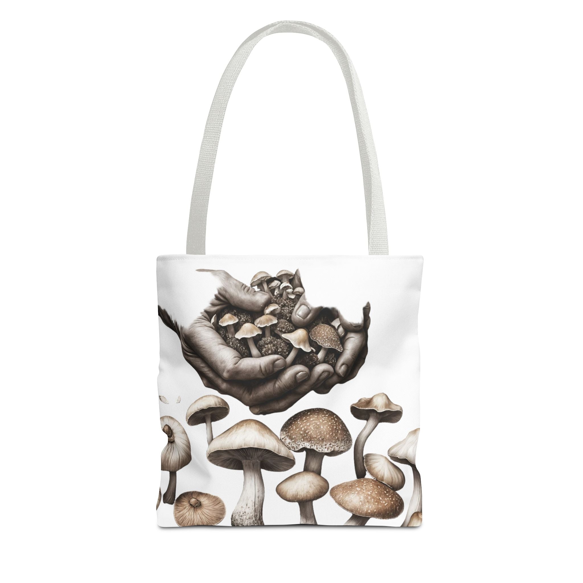 👐 “Harvested by Hand” Mushroom Tote – Carry Nature’s Story 🍄