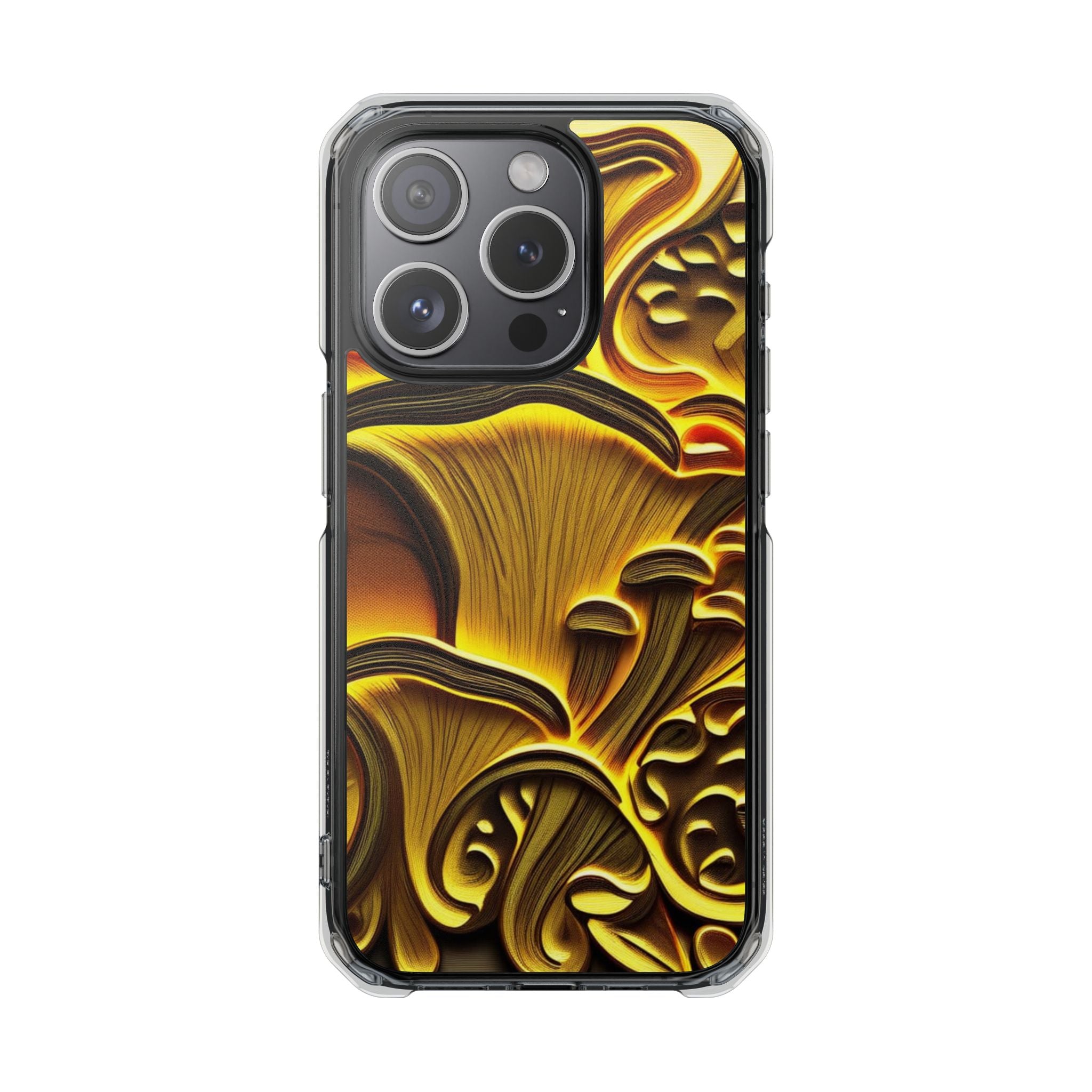📱Golden Fungi Phone Case – Forest Glow Edition🍄✨📱