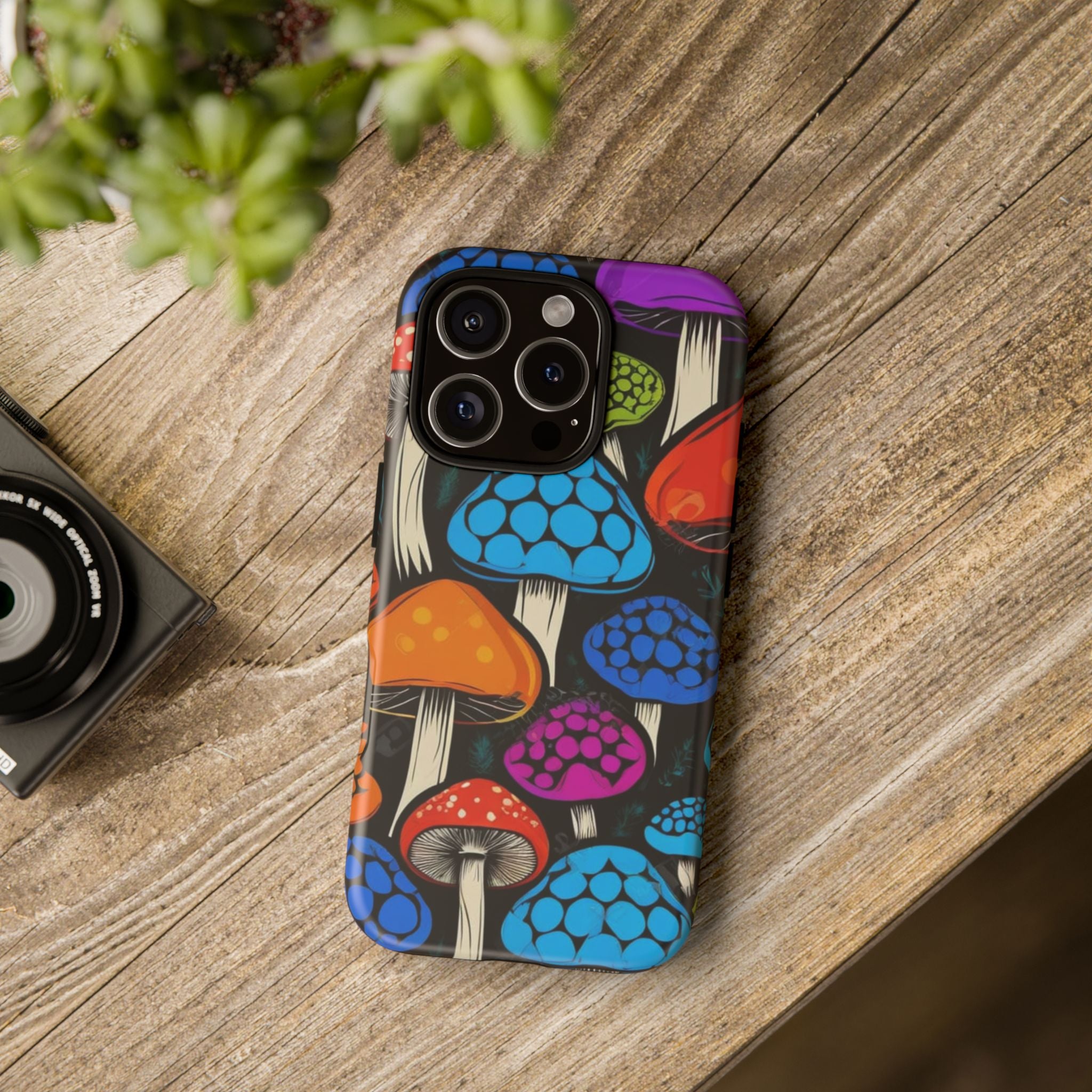 🍄 Shroom Pop iPhone Case – Protect Your Phone in Psychedelic Style 🌈📱