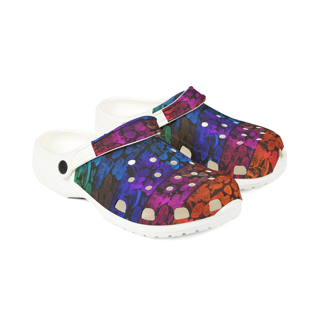 Colorburst Dot EVA Foam Clogs — Lightweight Slip-On Garden Shoes